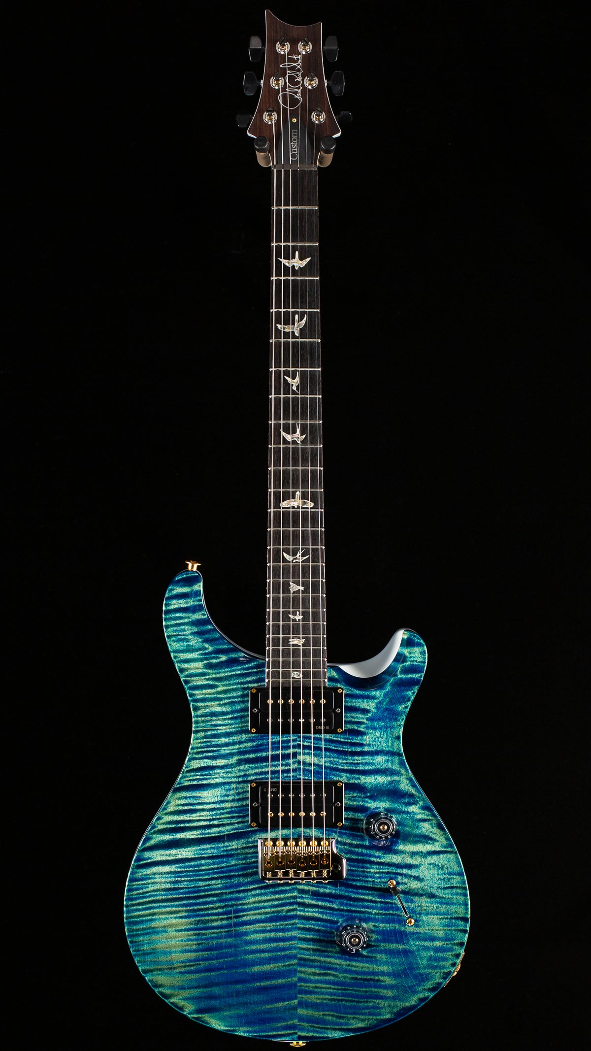 PRS Custom 24 River Blue Pearl 10 Top (355)