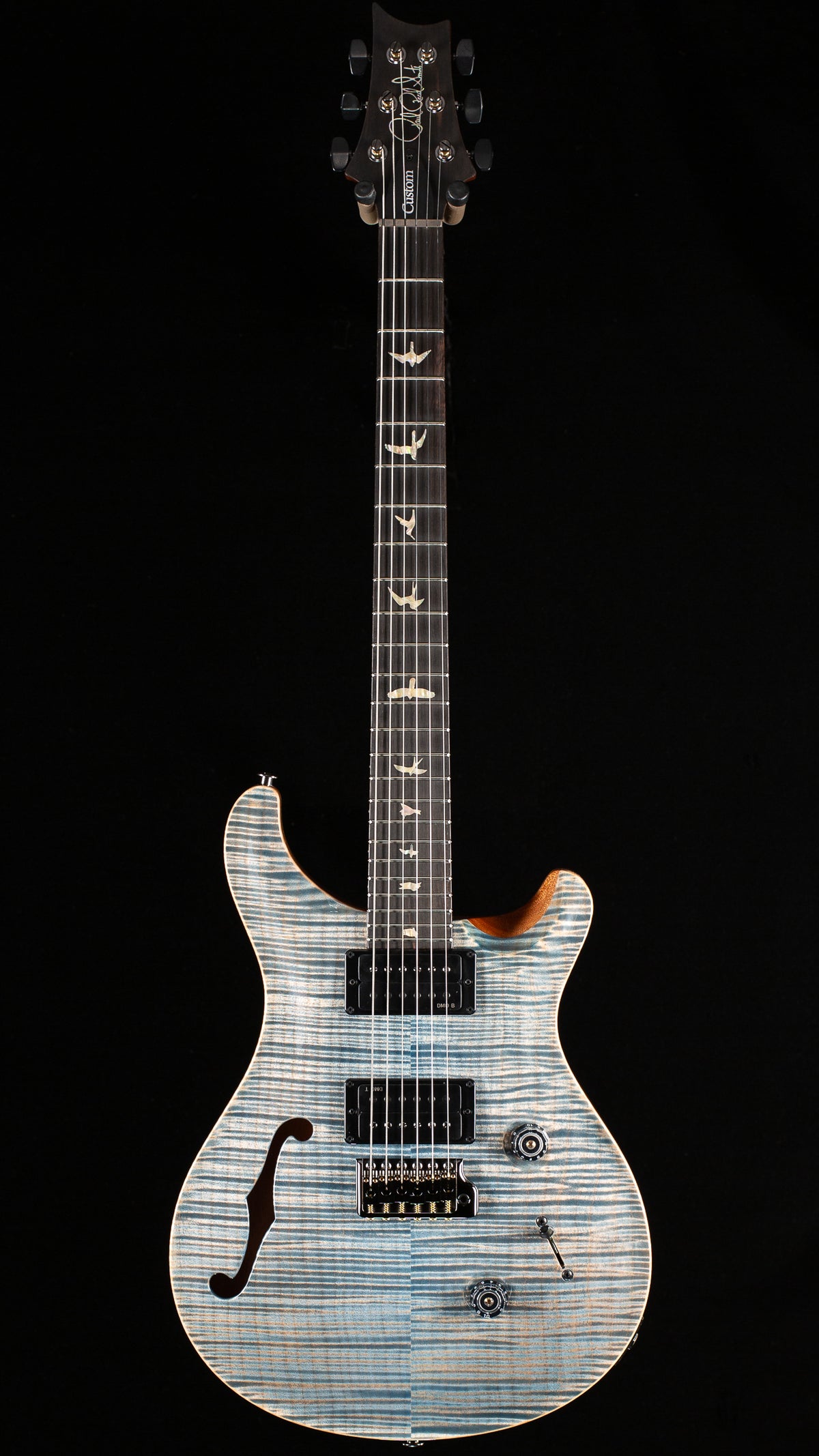 PRS Custom 24 Semi-Hollow Limited Edition Faded Indigo Artist top (441)