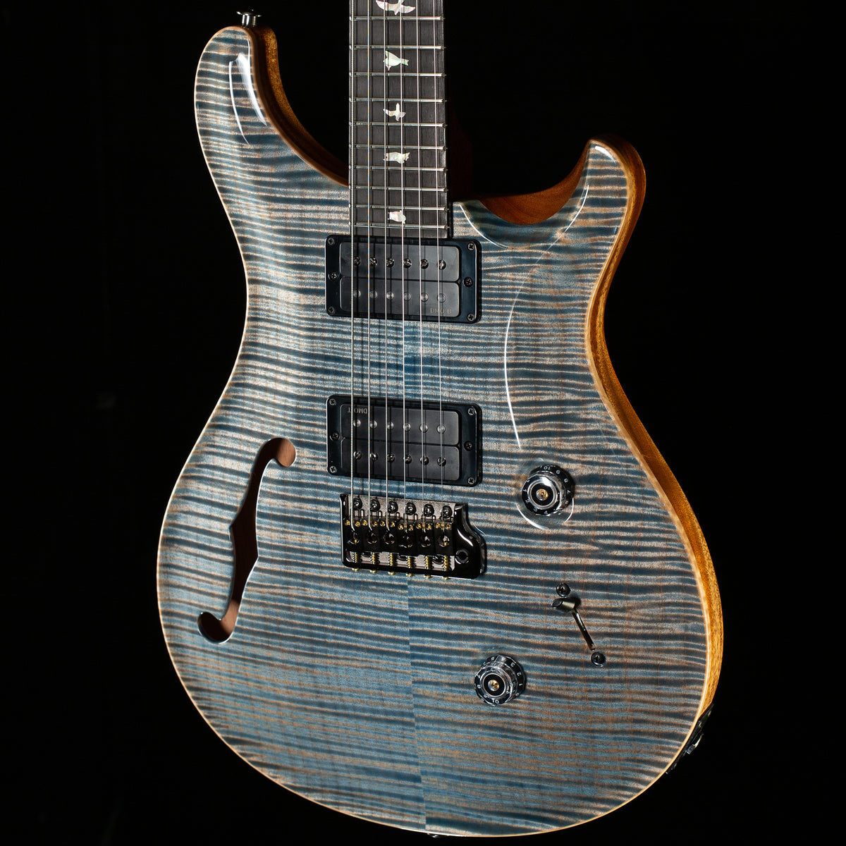 PRS Custom 24 Semi-Hollow Limited Edition Faded Indigo Artist top (441)