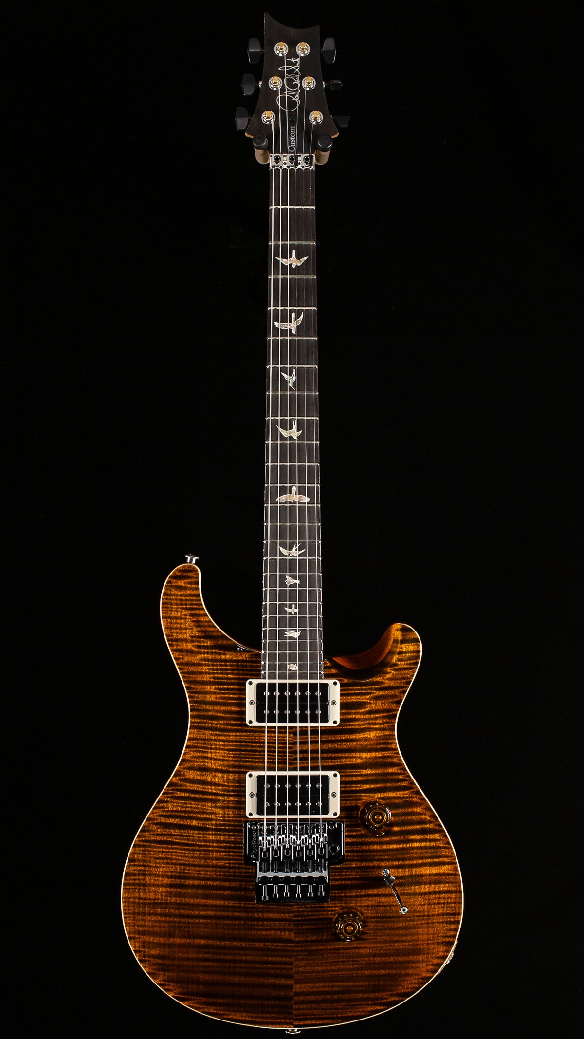 PRS Custom 24 Floyd Tiger Eye 10 Top (082)