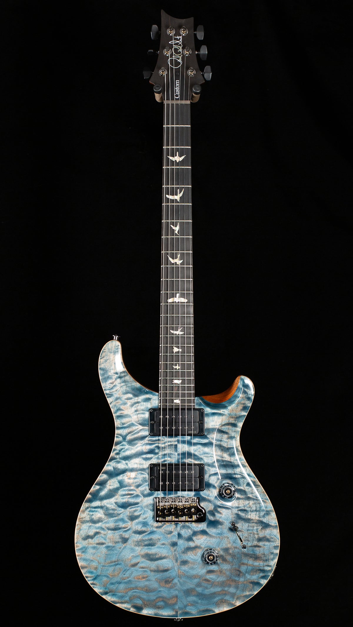 PRS Limited Custom 24 Private Stock Color Faded Indigo Artist Top (517)