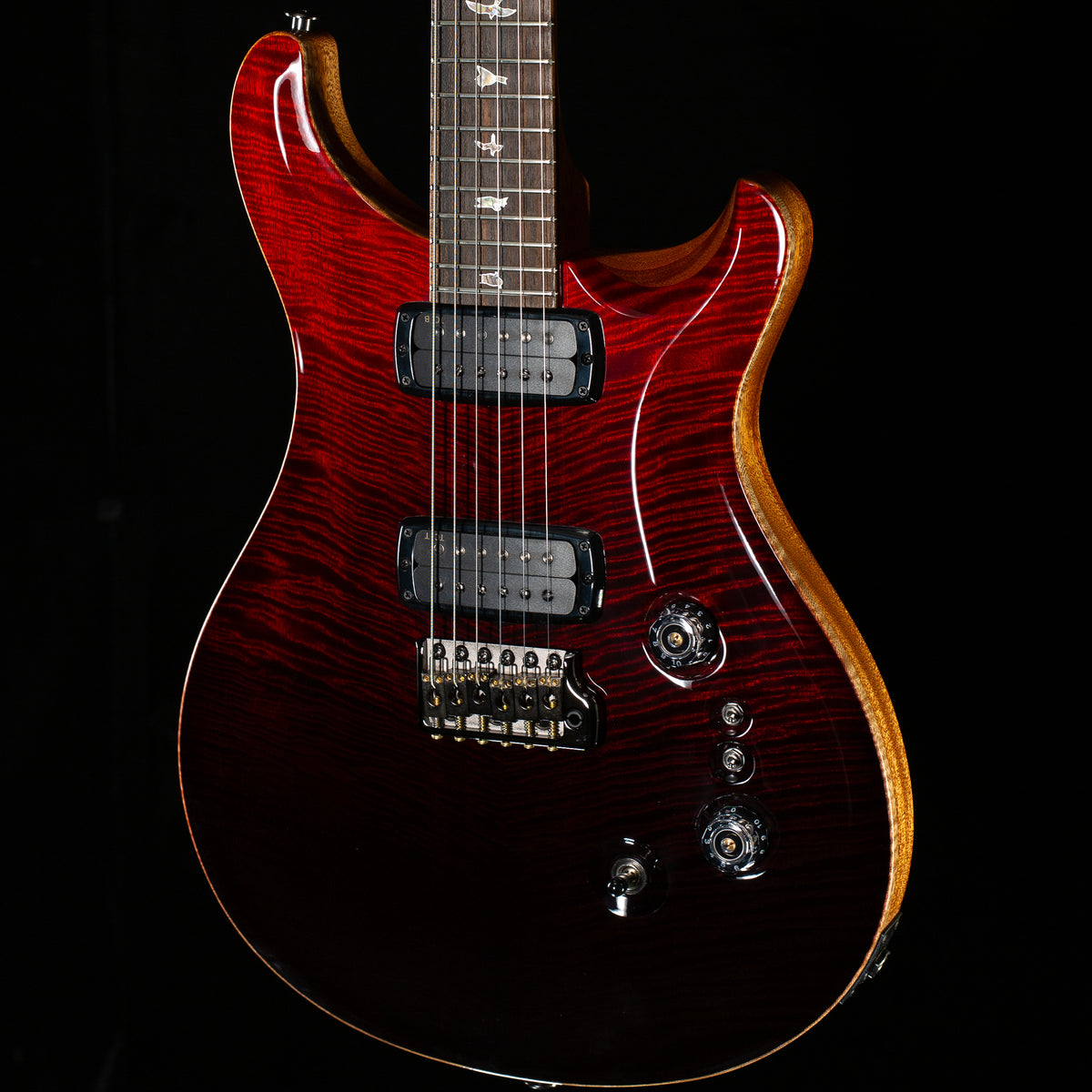 PRS Limited Edition Custom 24-08 Fire Red/Gray Black Fade Mango/Ziricote (693)