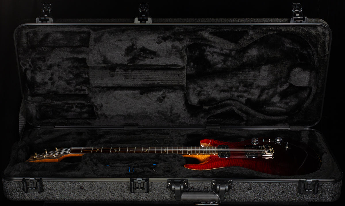 PRS Limited Edition Custom 24-08 Fire Red/Gray Black Fade Mango/Ziricote (693)