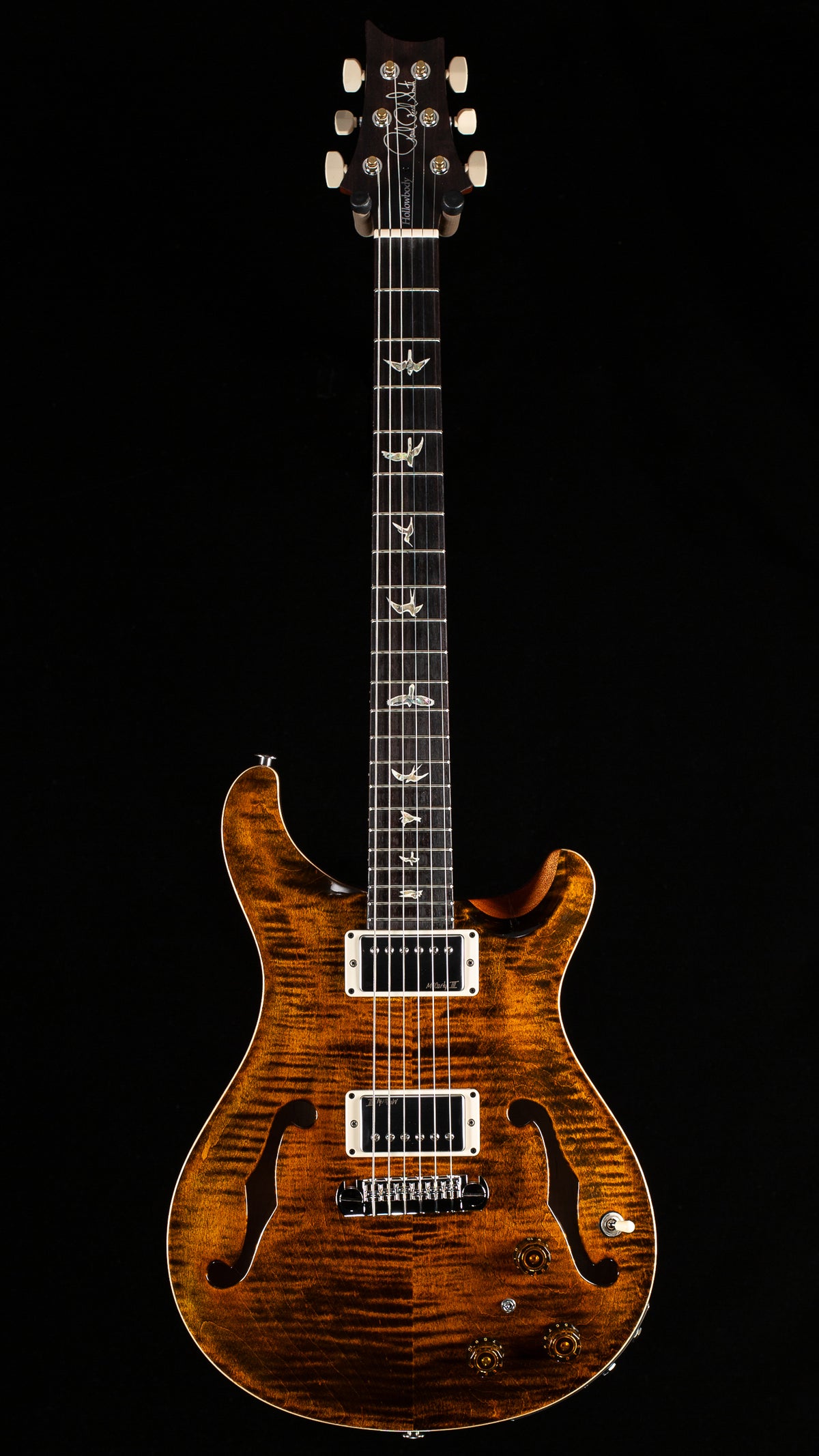 PRS Hollowbody II Piezo Stock Color Tiger Eye (954)
