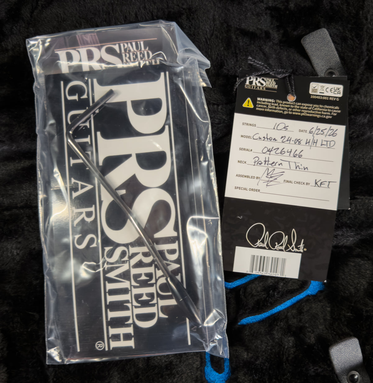 PRS Custom 24-08 Private Stock Color Pomegranate 10 Top (466)
