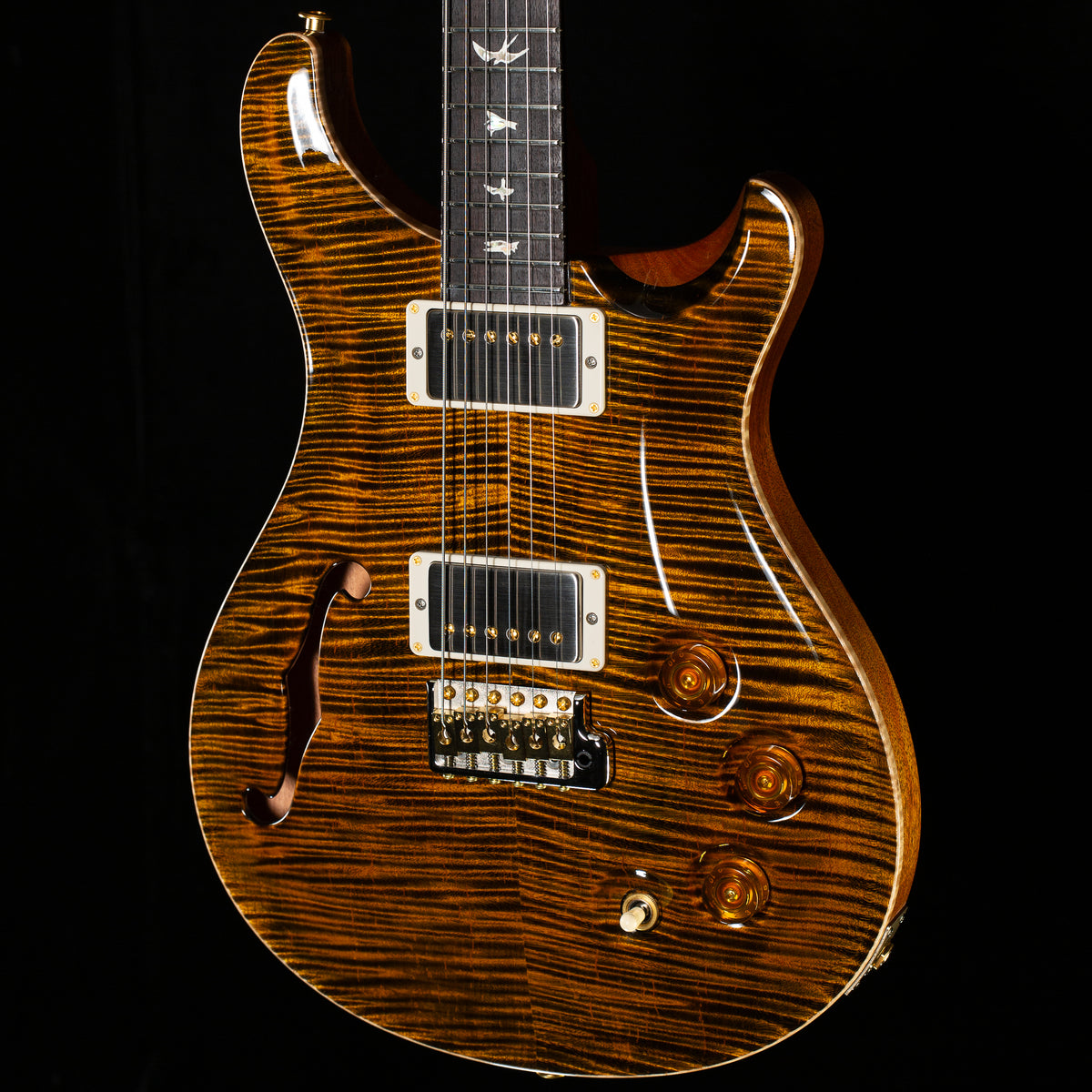 PRS  DGT Semi-Hollow Private Stock Color Tiger Eye 10 Top (071)