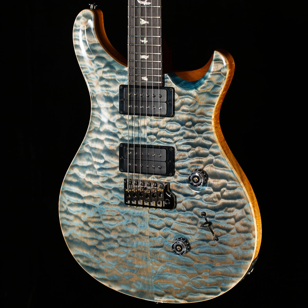 PRS Custom 24 Limited Edition Private Stock Color Faded Indigo Artist Top (107)