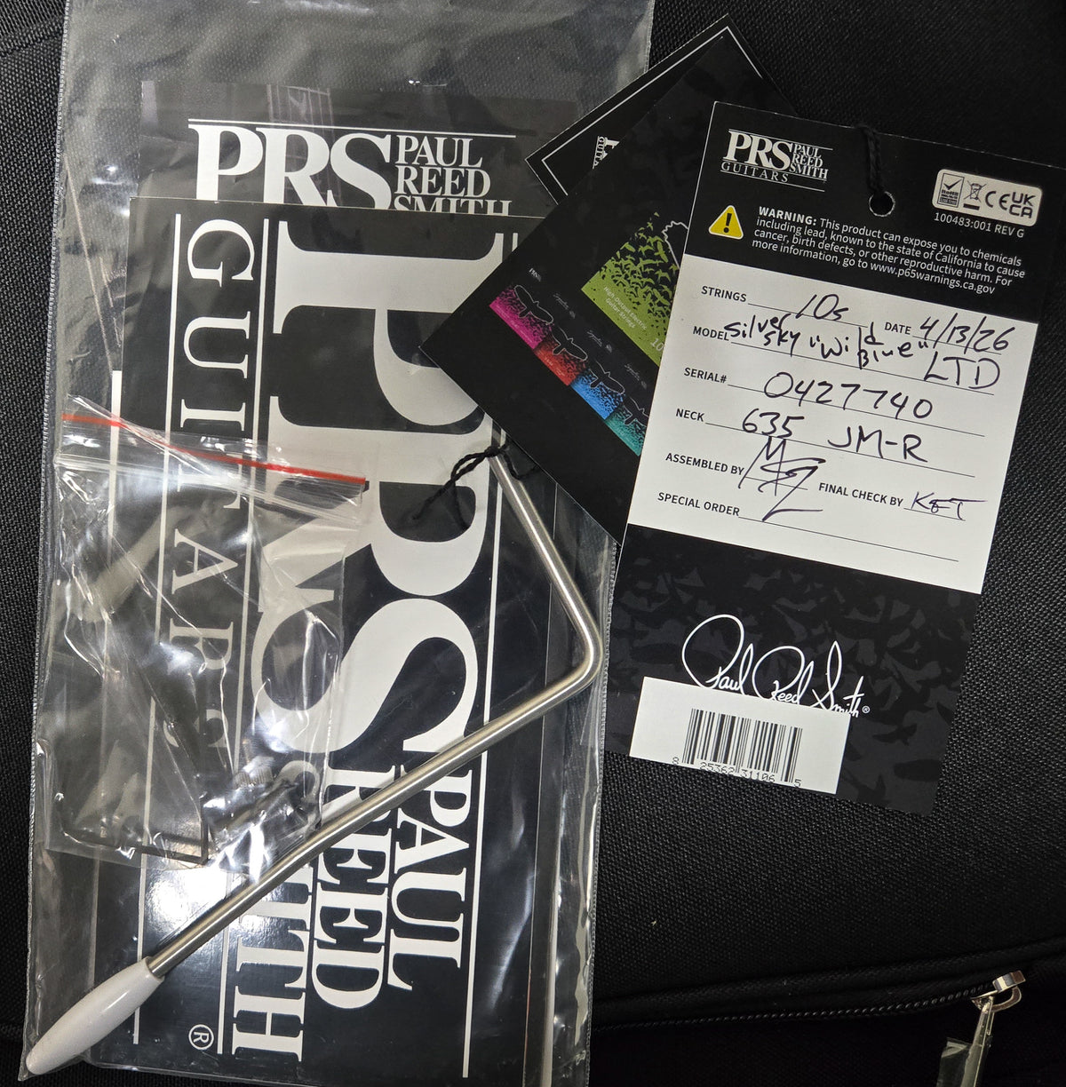 PRS John Mayer Silver Sky Wild Blue Limited Edition (740)