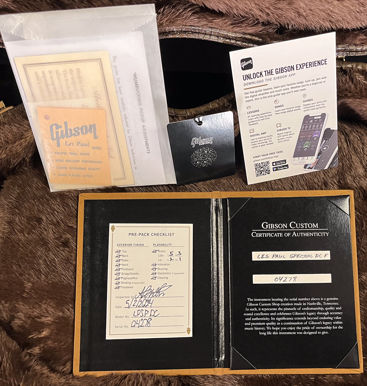 Gibson Custom Shop Les Paul Special Double Cut Figured Maple Top VOS Cobra Burst (278)