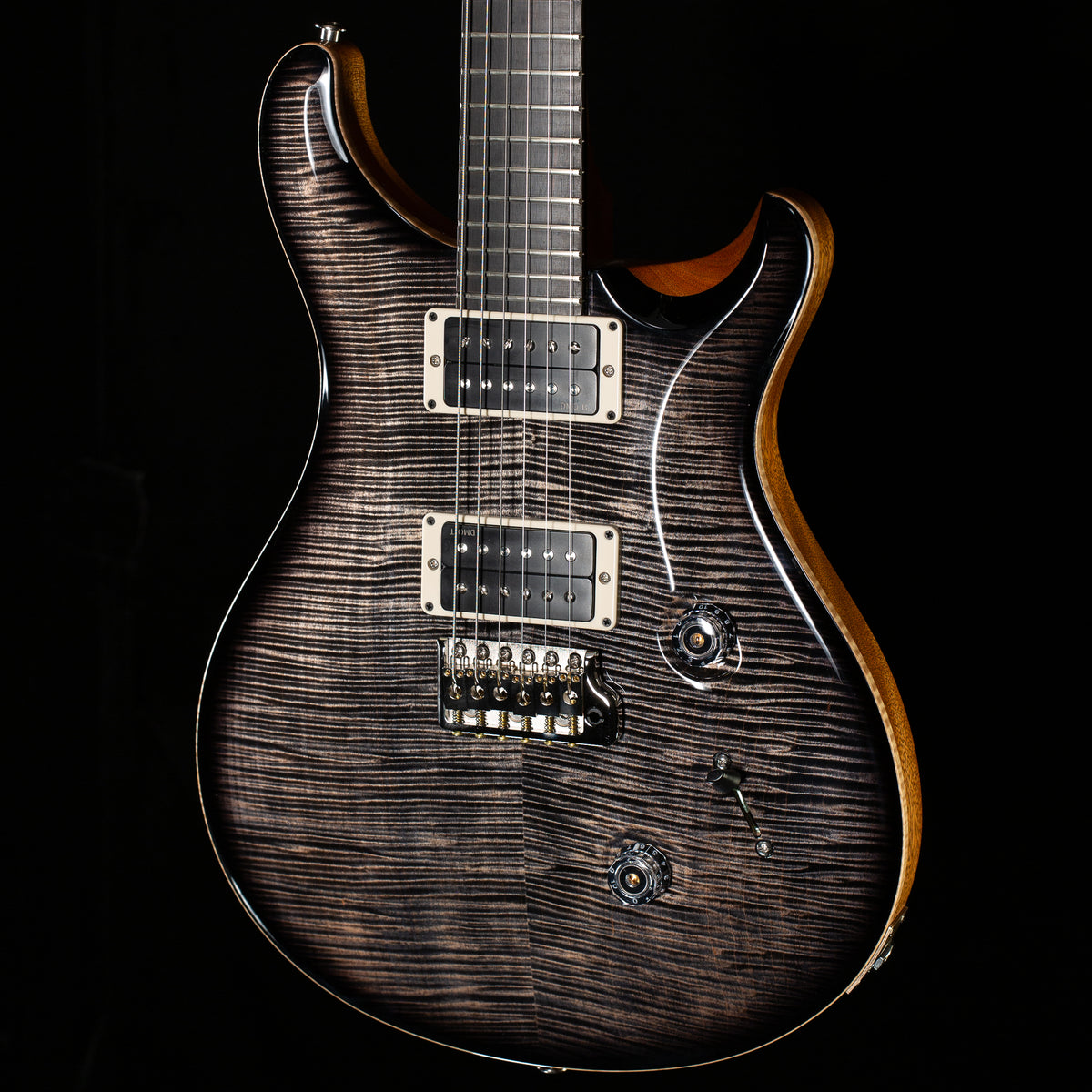 PRS Limited Edition Custom 24 "Birds of a Feather" Charcoal Microburst Artist top (880)