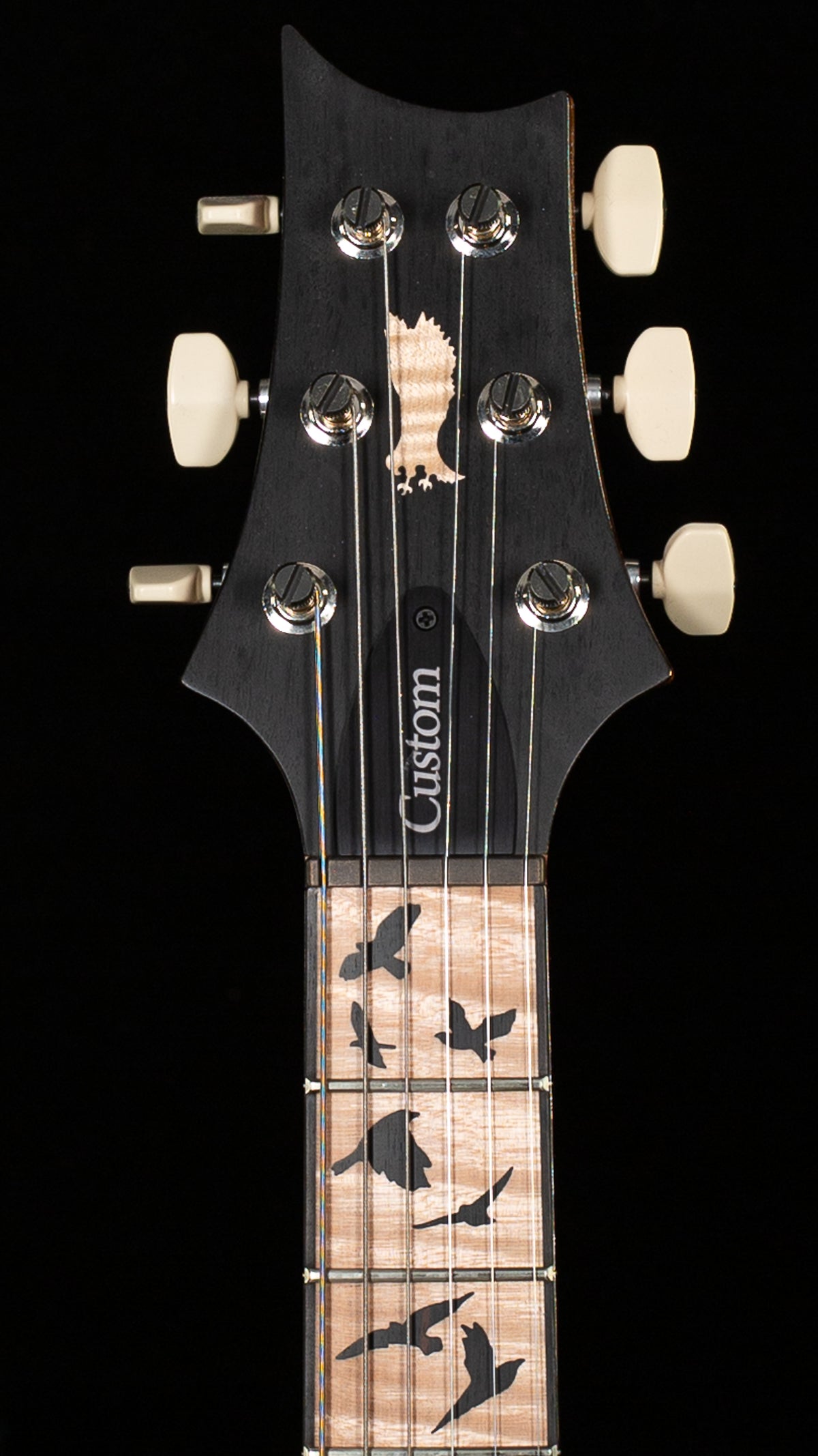 PRS Limited Edition Custom 24 "Birds of a Feather" Charcoal Microburst Artist top (880)