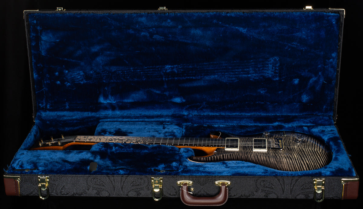PRS Limited Edition Custom 24 "Birds of a Feather" Charcoal Microburst Artist top (054)