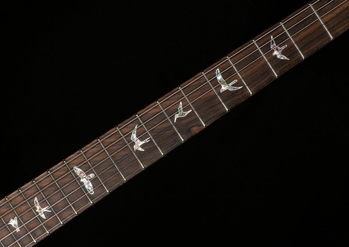 PRS Limited Edition Wood Library Custom 24 Stoptail Charcoal 10 Top (170)
