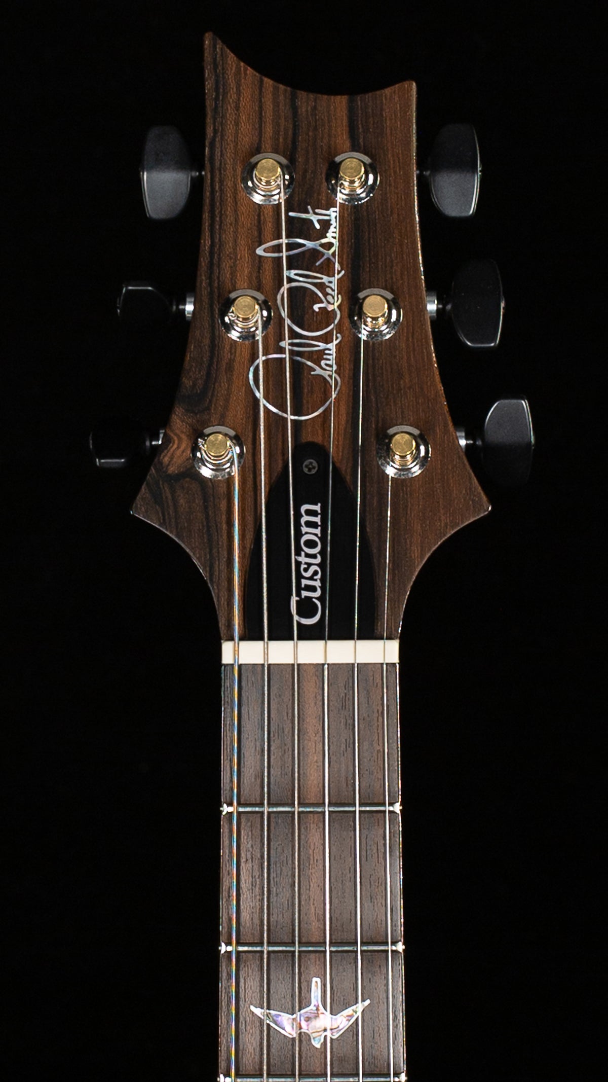 PRS Limited Edition Wood Library Custom 24 Stoptail Charcoal 10 Top (170)