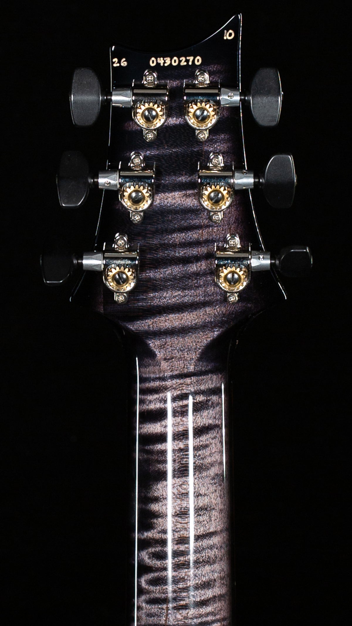 PRS Limited Edition Wood Library Custom 24 Stoptail Purple Mist 10 Top (270)