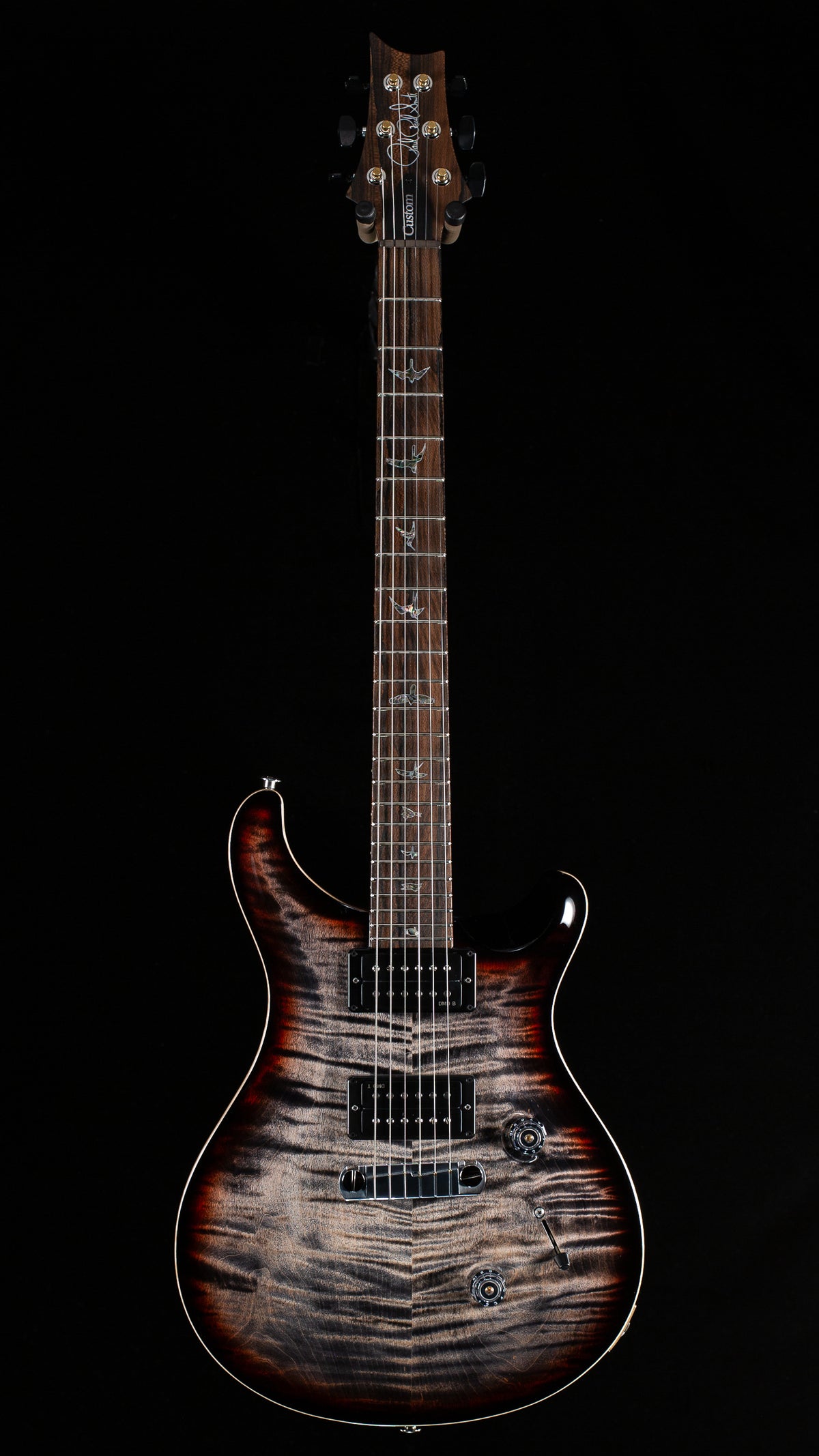 PRS Limited Edition Wood Library Custom 24 Stoptail 10 Top Tri-Color Sunburst (305)
