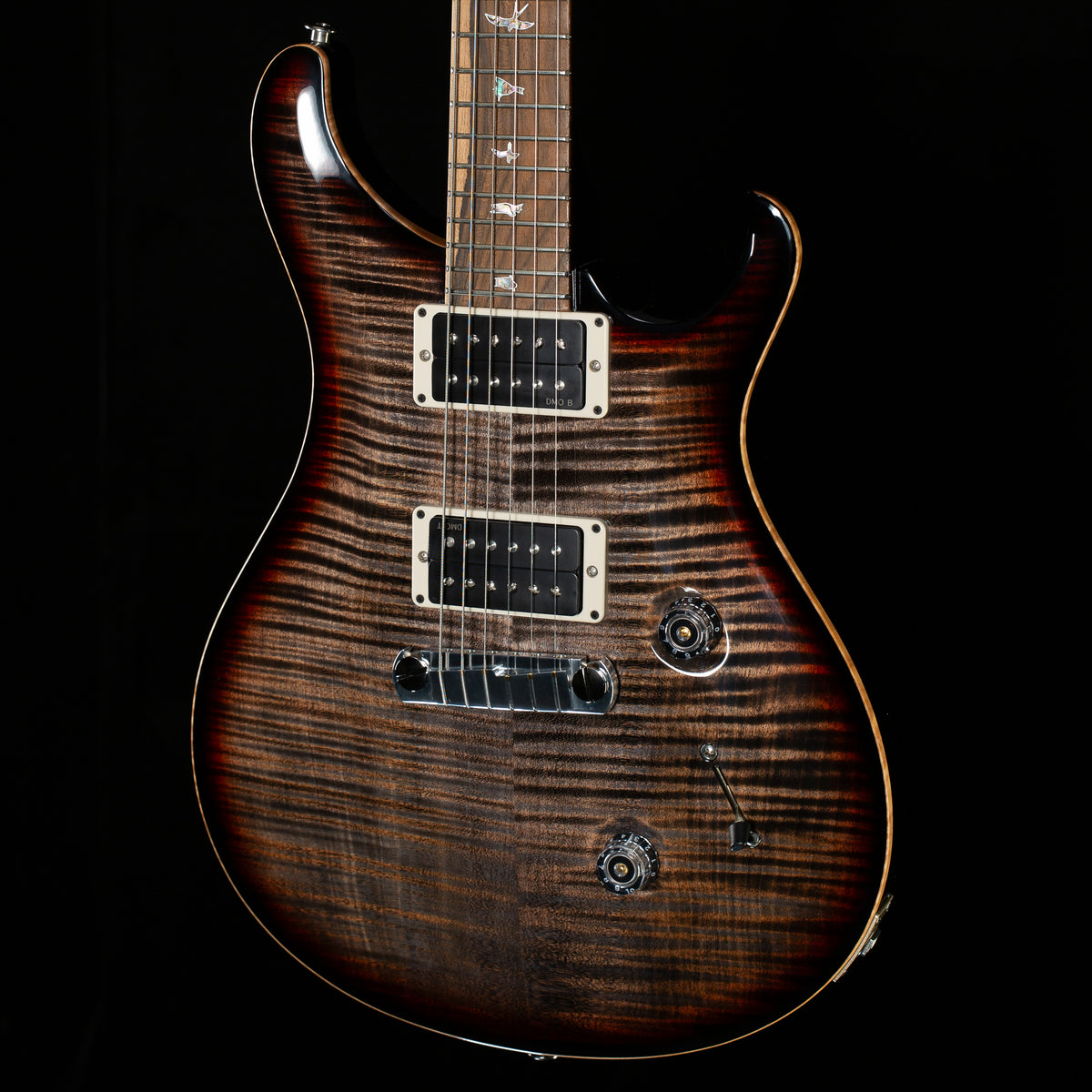 PRS Limited Edition Wood Library Custom 24 Stoptail Tri-Color Sunburst 10 Top (446)