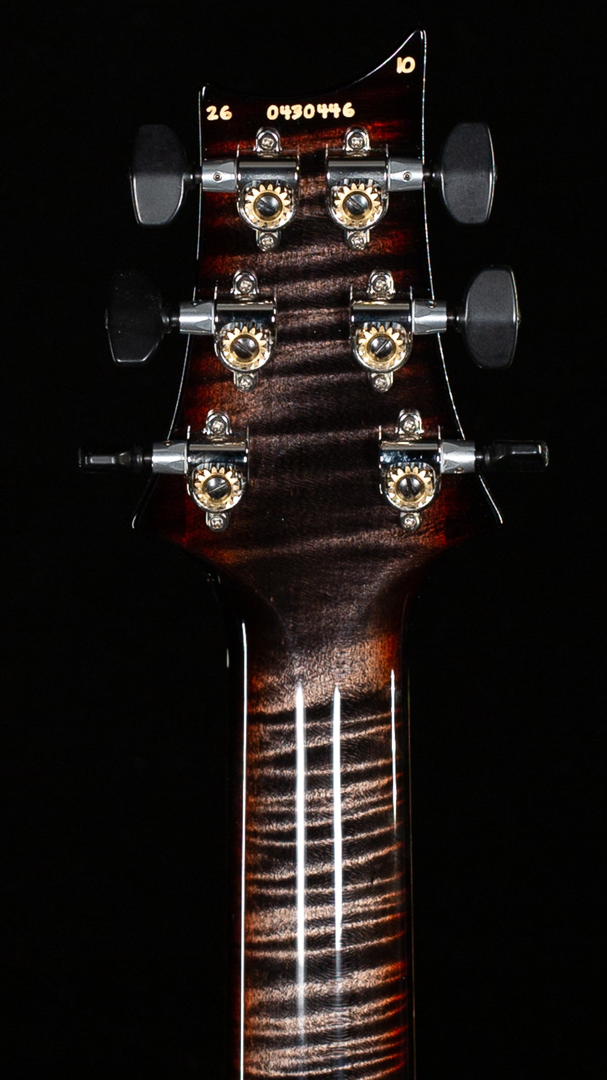 PRS Limited Edition Wood Library Custom 24 Stoptail Tri-Color Sunburst 10 Top (446)