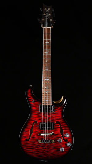 PRS Wood Library Willcutt Exclusive McCarty 594 Hollowbody II Fire Red Smokeburst 10 Top (636)
