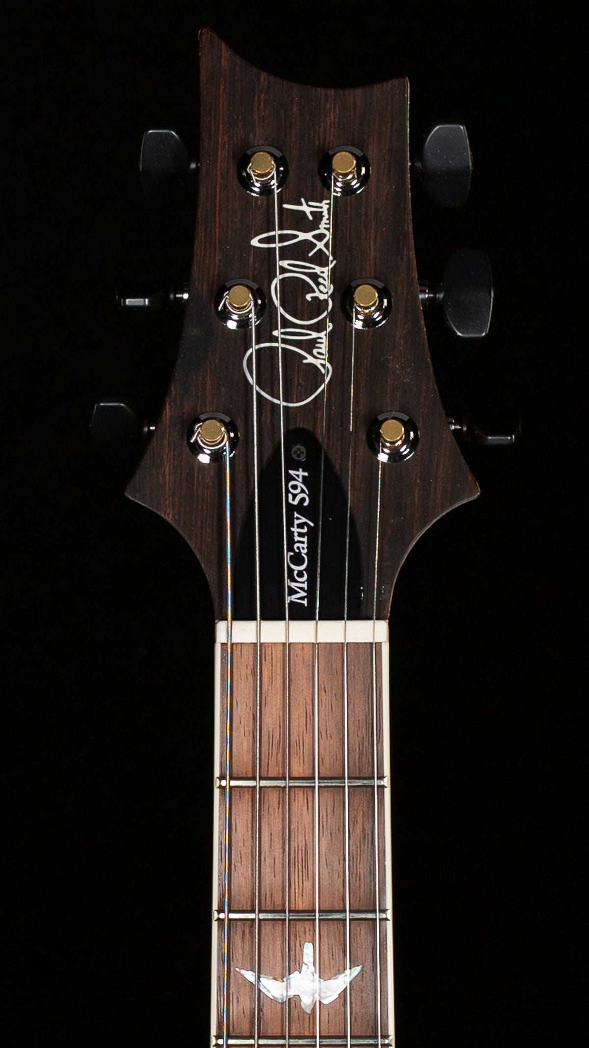 PRS Wood Library Willcutt Exclusive McCarty 594 Hollowbody II Fire Red Smokeburst 10 Top (636)