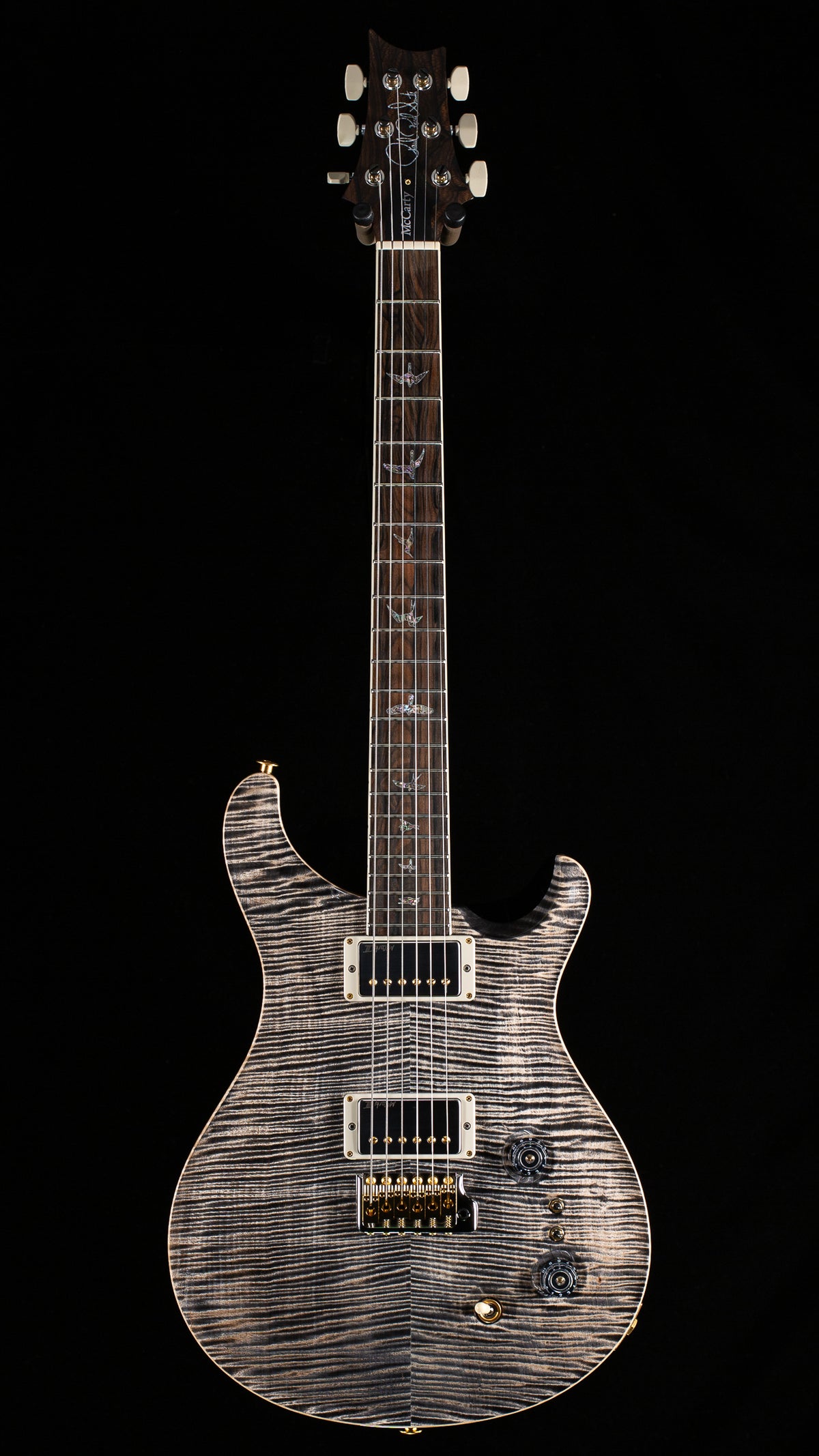 PRS Wood Library McCarty Tremolo w/ 408 Switching Charcoal Black 10 Top (929)