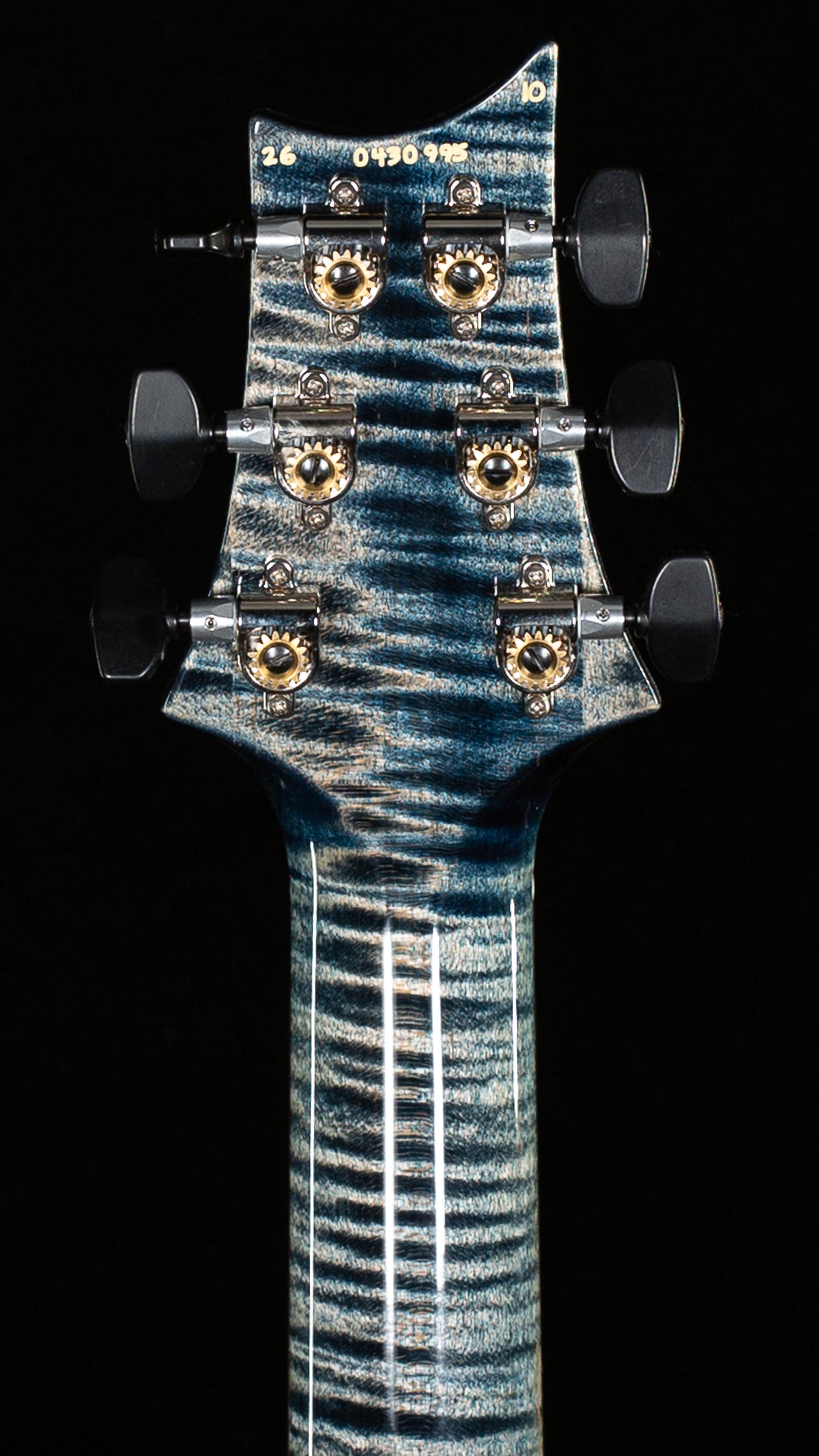 PRS Limited Edition Wood Library Custom 24 Stoptail Whale Blue 10 Top (995)