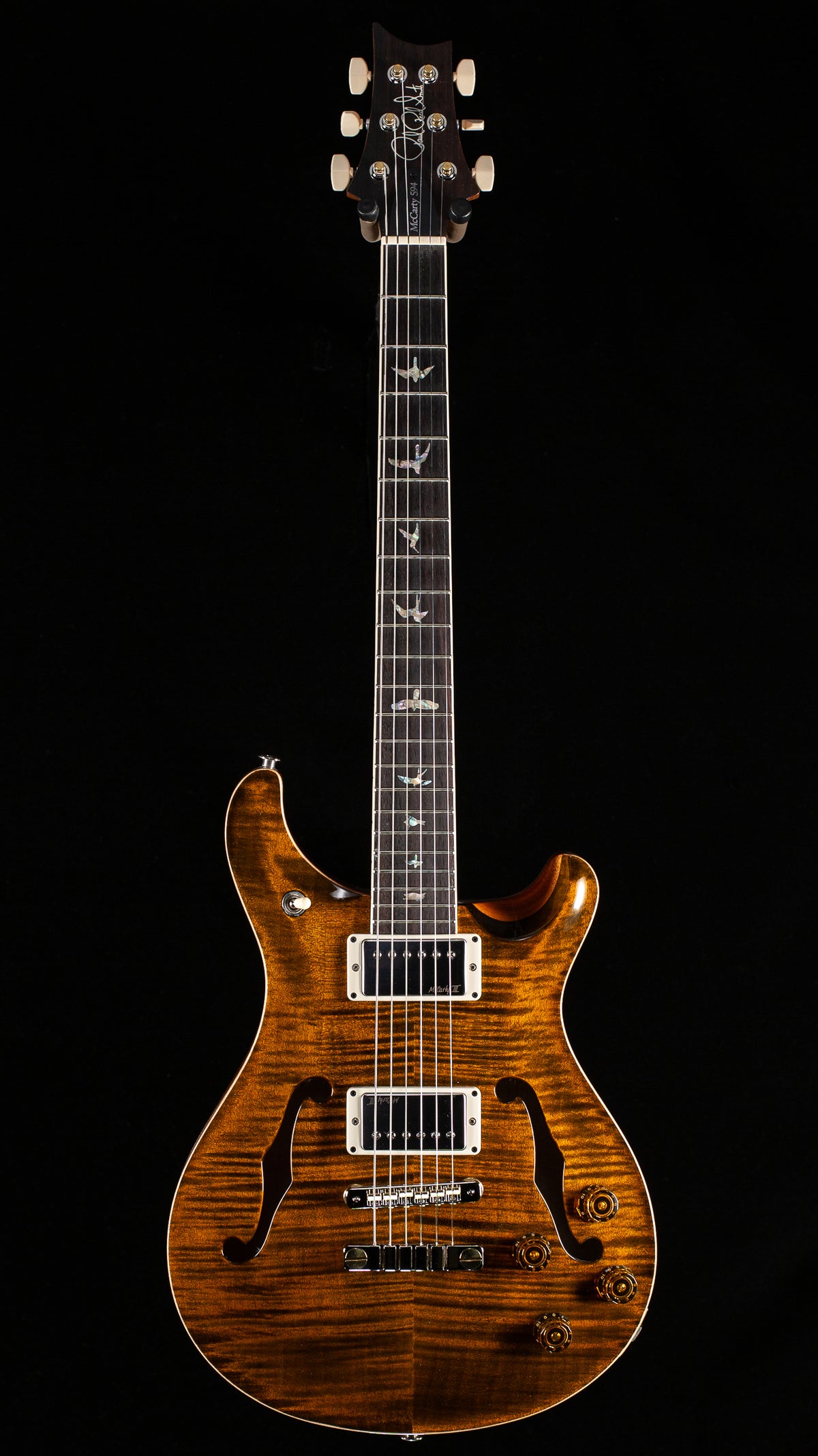 PRS McCarty 594 Hollowbody II Private Stock Color Tiger Eye (537)