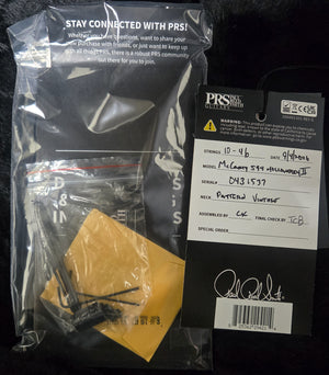 PRS McCarty 594 Hollowbody II Private Stock Color Tiger Eye (537)