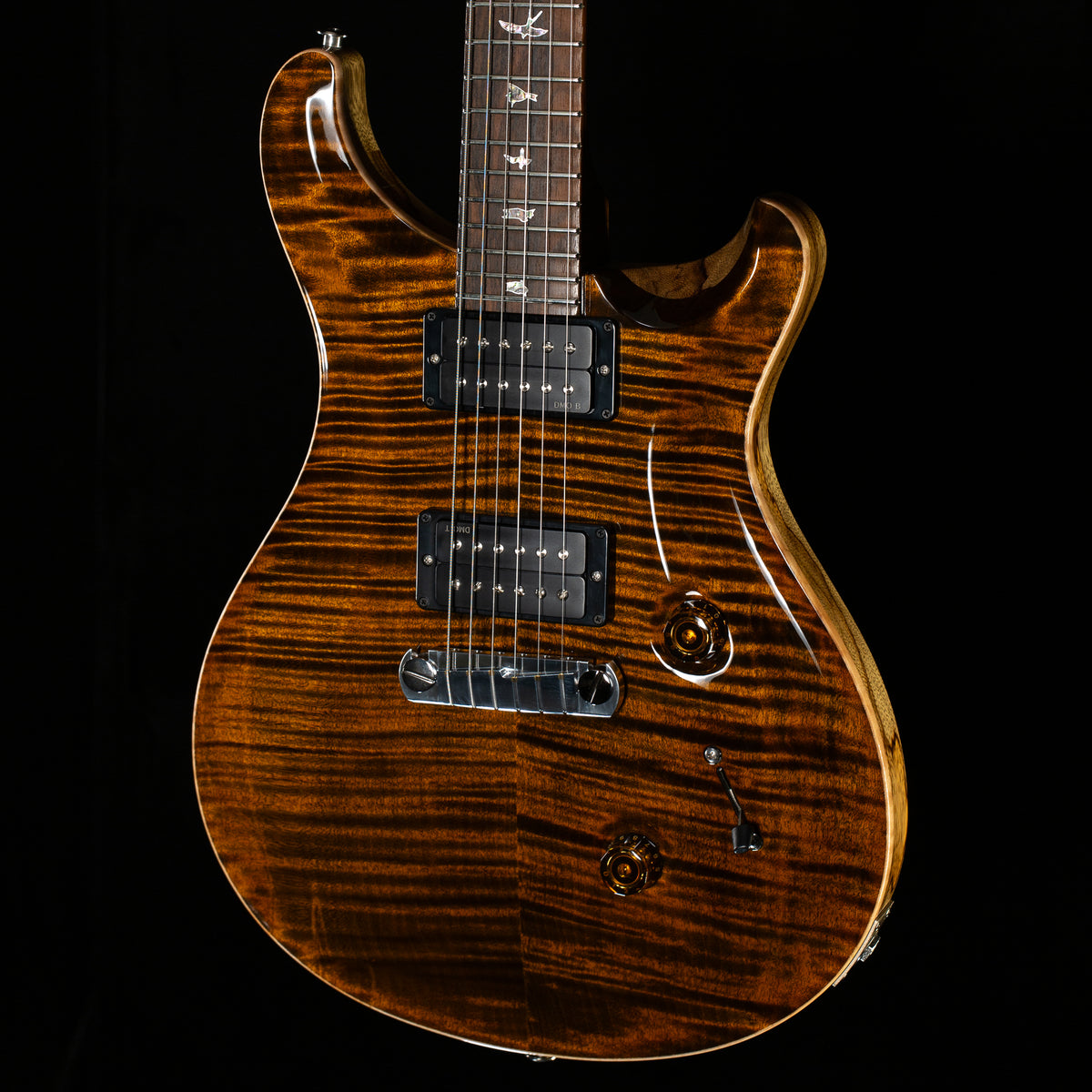 PRS Limited Edition Wood Library Custom 24 Stoptail 10 Top Tiger Eye (351)