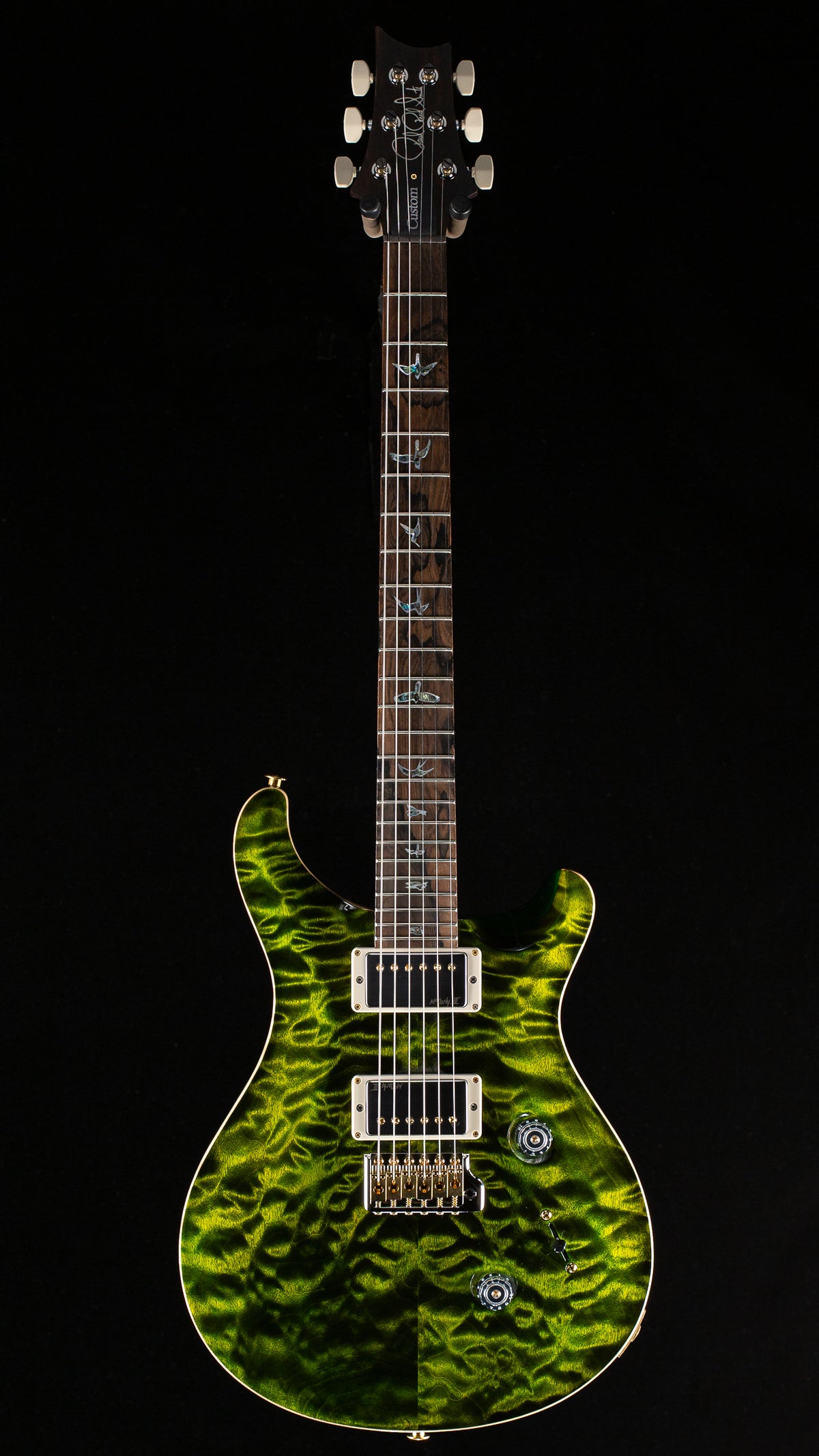 PRS Wood Library Willcutt Exclusive Custom 24 Quilted Maple Jade 10 Top Rosewood Neck (740)