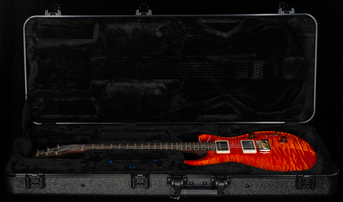 PRS Wood Library Willcutt Exclusive Custom 24 Quilted Maple Orange 10 Top Rosewood Neck (741)