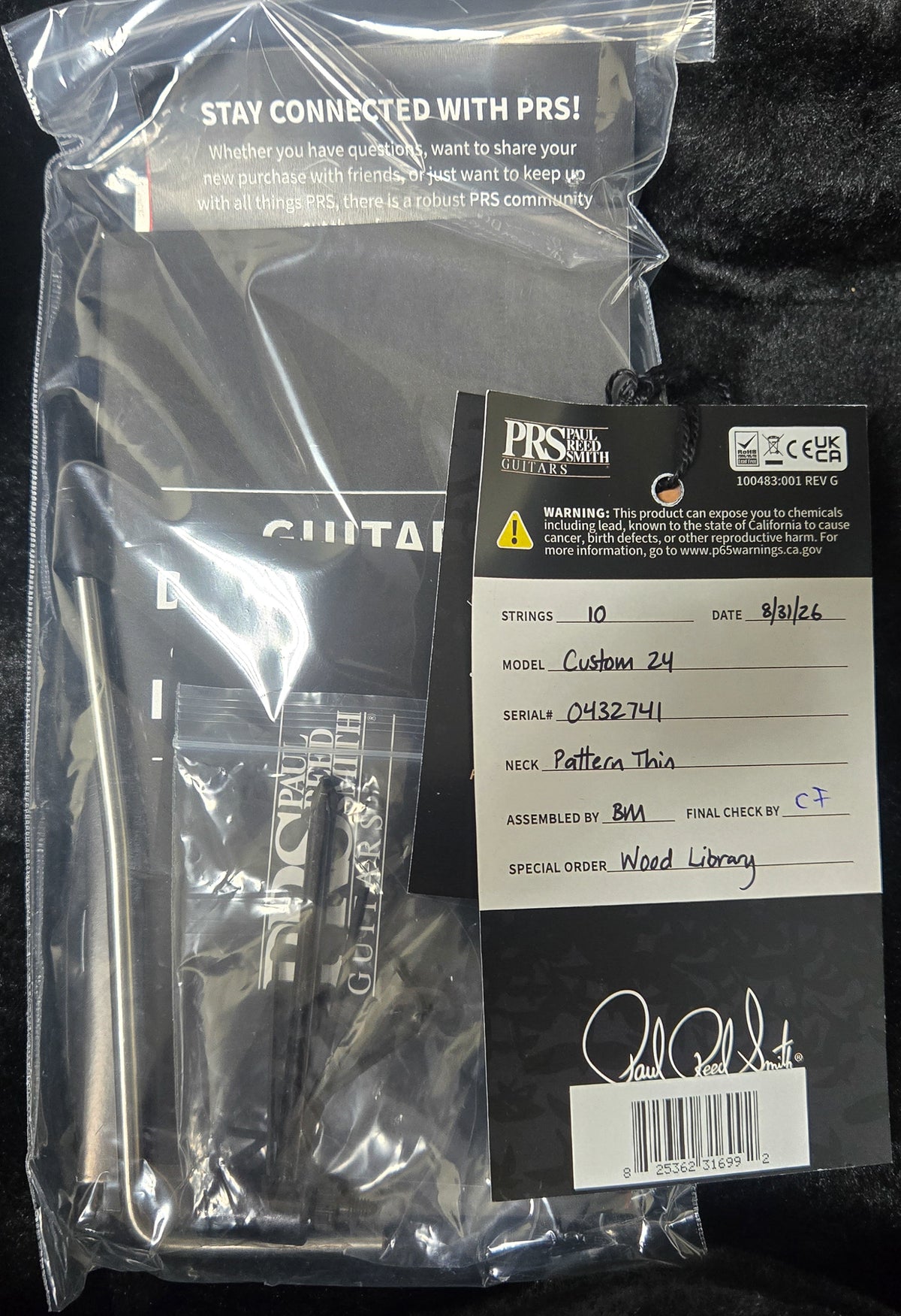 PRS Wood Library Willcutt Exclusive Custom 24 Quilted Maple Orange 10 Top Rosewood Neck (741)