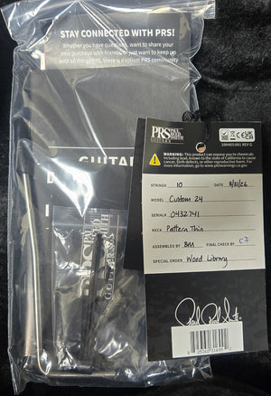 PRS Wood Library Willcutt Exclusive Custom 24 Quilted Maple Orange 10 Top Rosewood Neck (741)