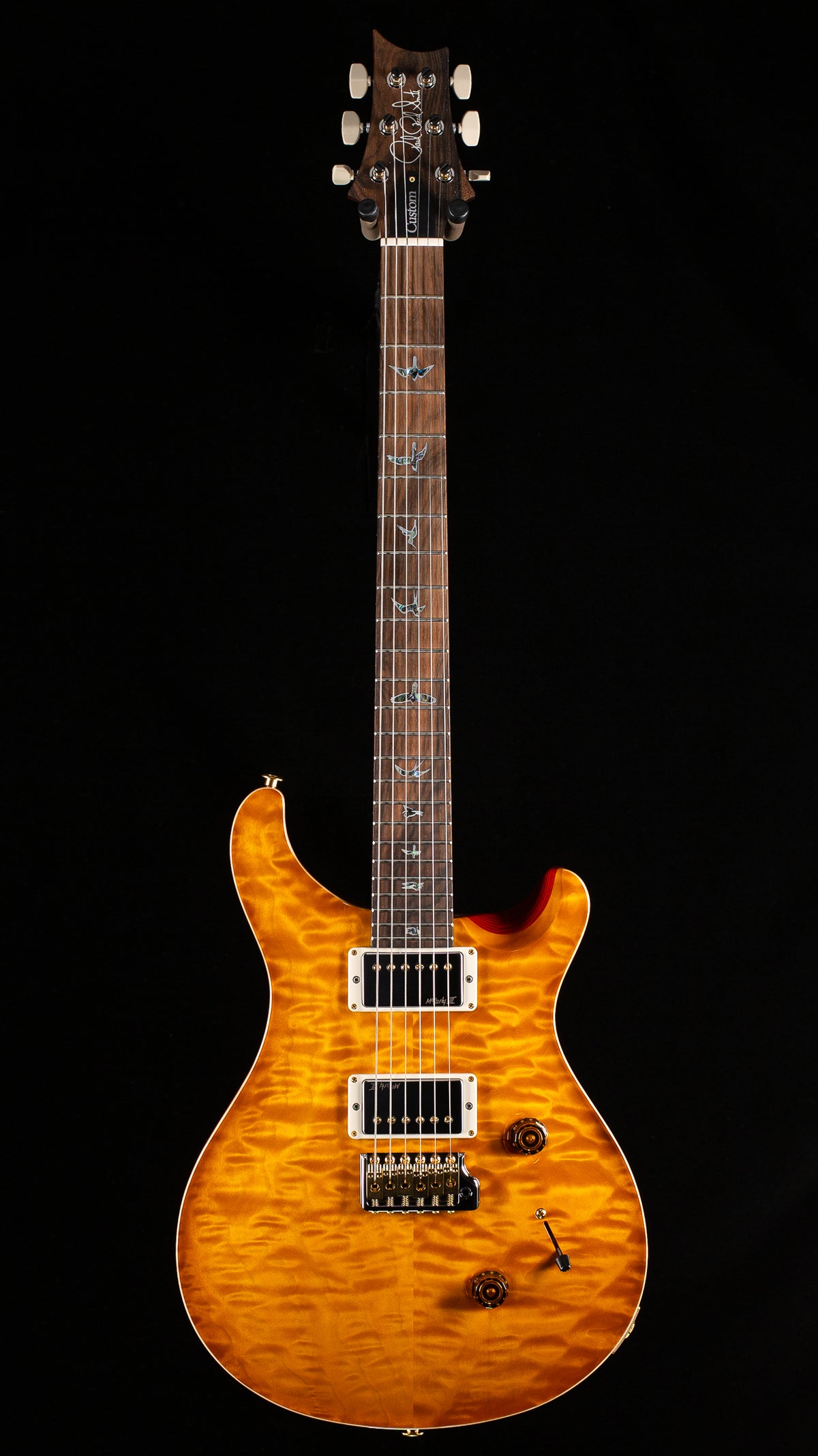 PRS Wood Library Willcutt Exclusive Custom 24 Quilted Maple McCarty Sunburst 10 Top Rosewood Neck (742)