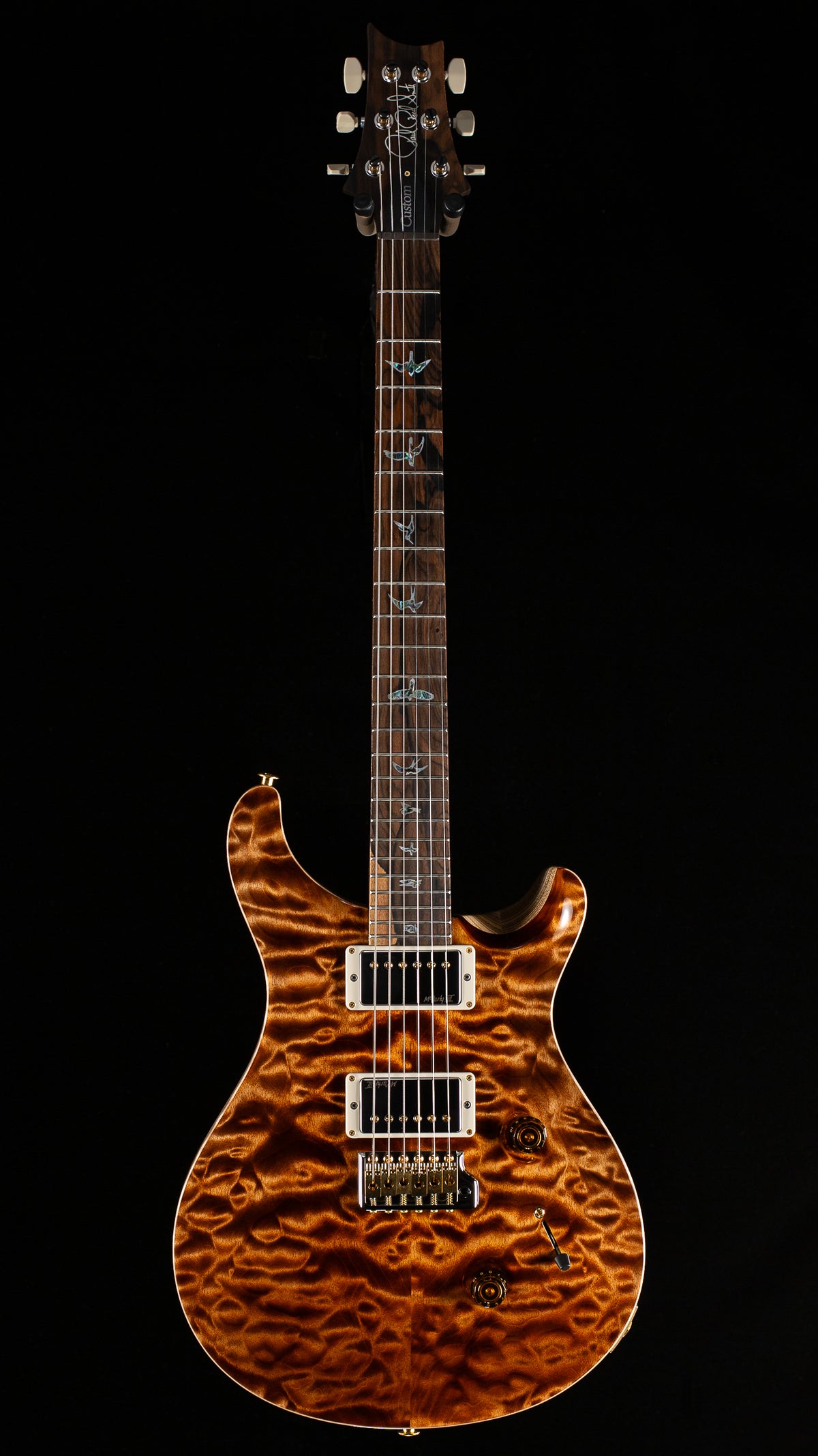 PRS Wood Library Willcutt Exclusive Custom 24 Quilted Maple Copperhead 10 Top Rosewood Neck (743)
