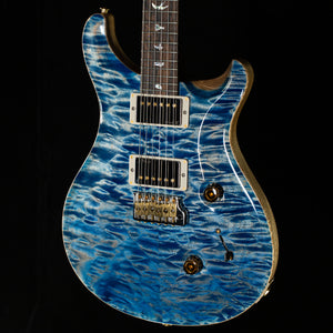 PRS Wood Library Willcutt Exclusive Custom 24 Swamp Ash/Quilt Maple Faded Blue Jean 10 Top (744)
