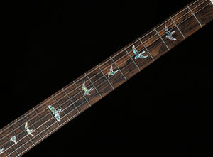 PRS Wood Library Willcutt Exclusive Custom 24 Swamp Ash/Quilt Maple Faded Blue Jean 10 Top (744)
