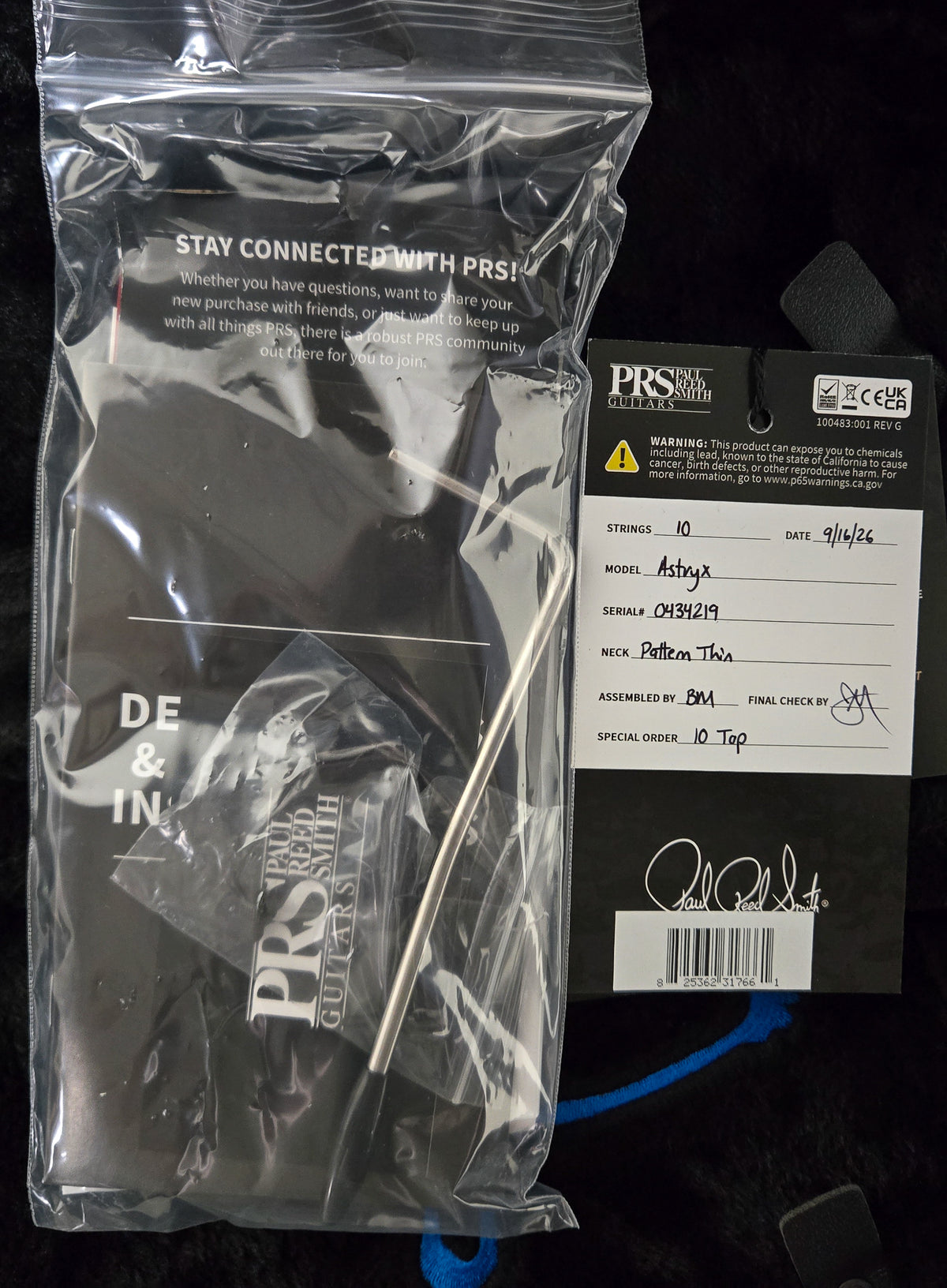 PRS Astryx Limited Edition Dany Villarreal Signature Ocaso 10 Top (219)