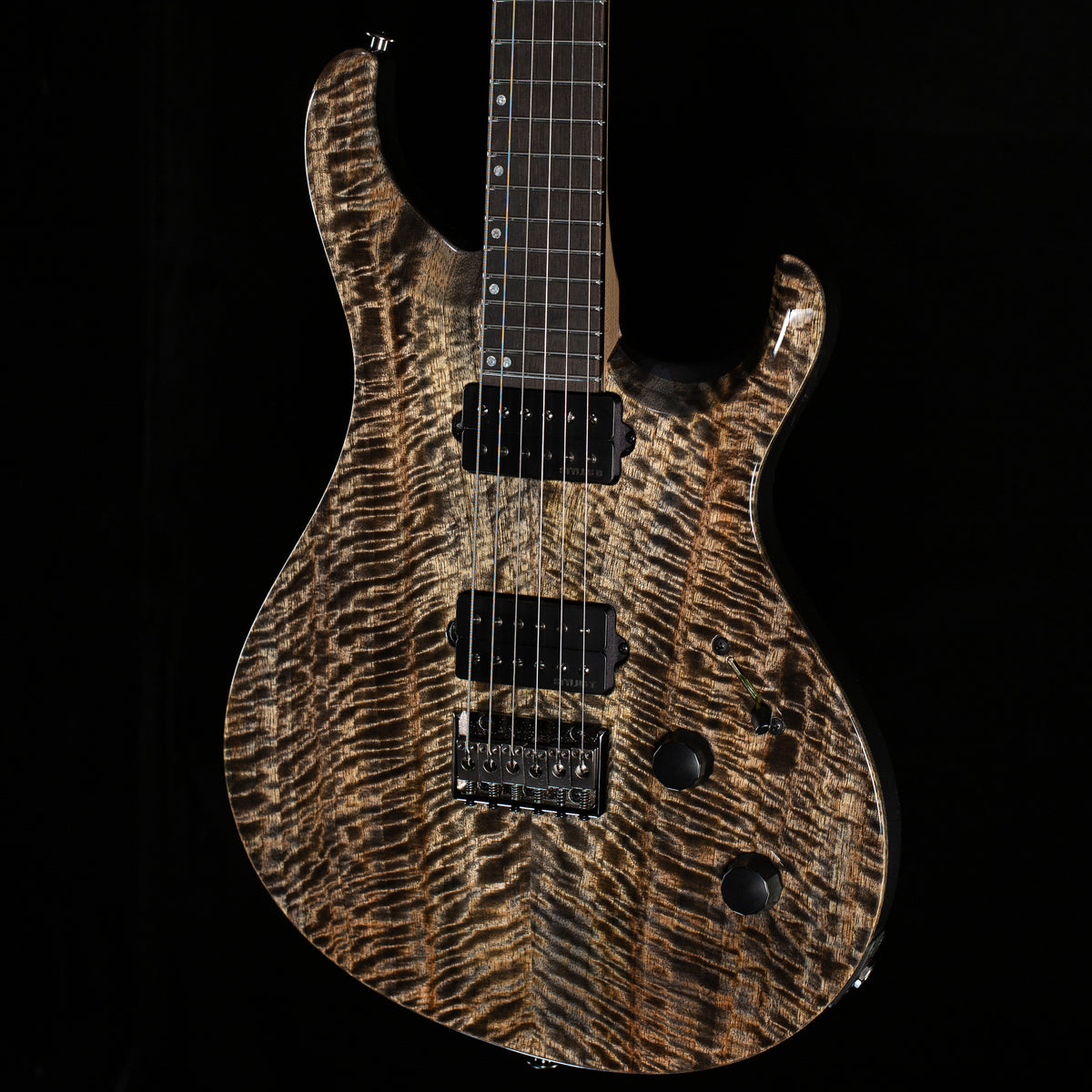 PRS Tekton Flame Mango top Black Tourmaline (530)