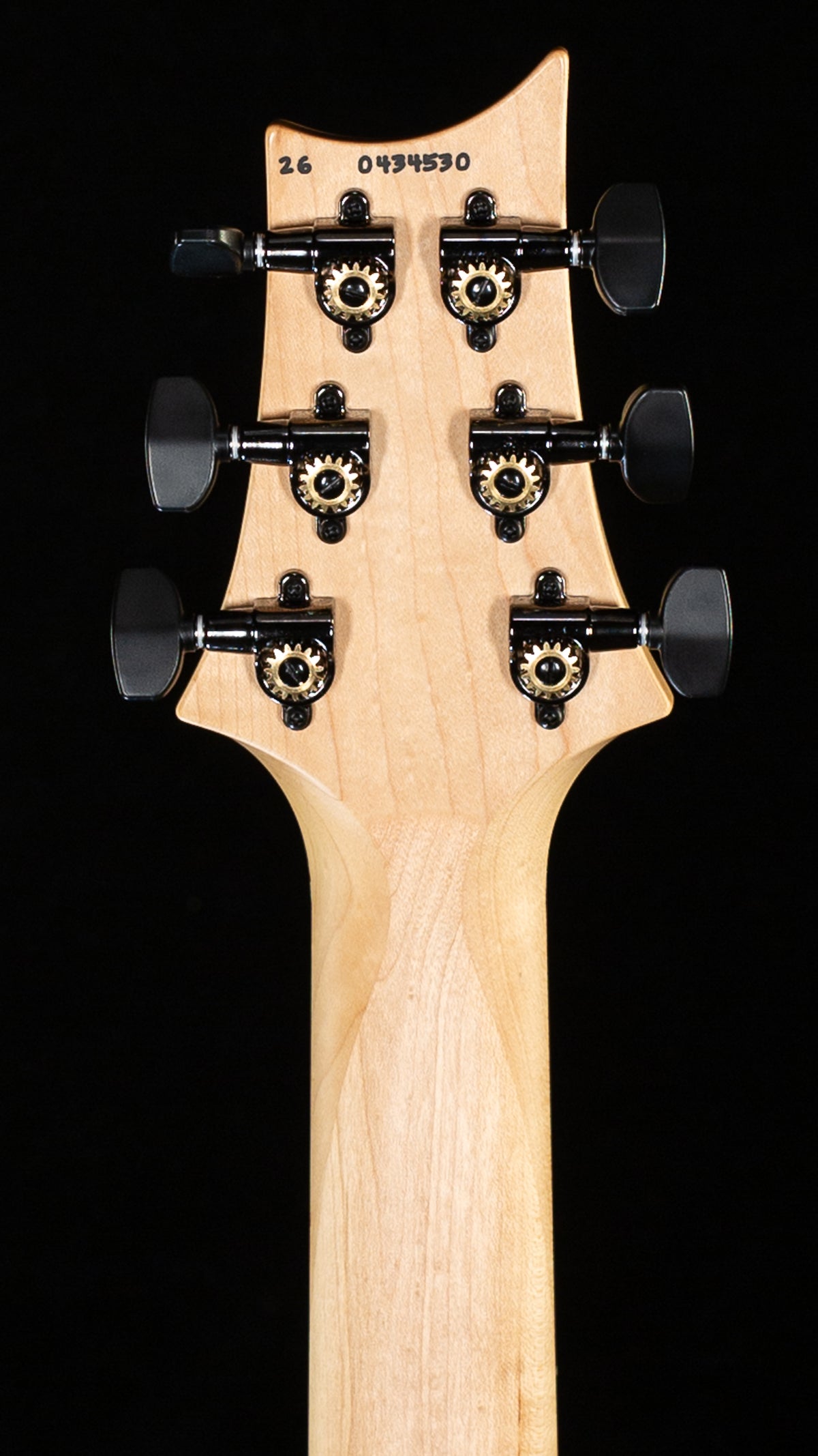 PRS Tekton Flame Mango top Black Tourmaline (530)