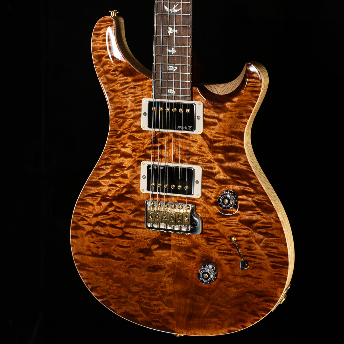 PRS Wood Library Willcutt Exclusive Custom 24 Quilted Maple Copperhead 10 Top Stained Maple Neck (924)
