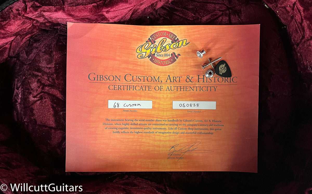 Gibson Custom Shop 1968 Les Paul Custom Ebony