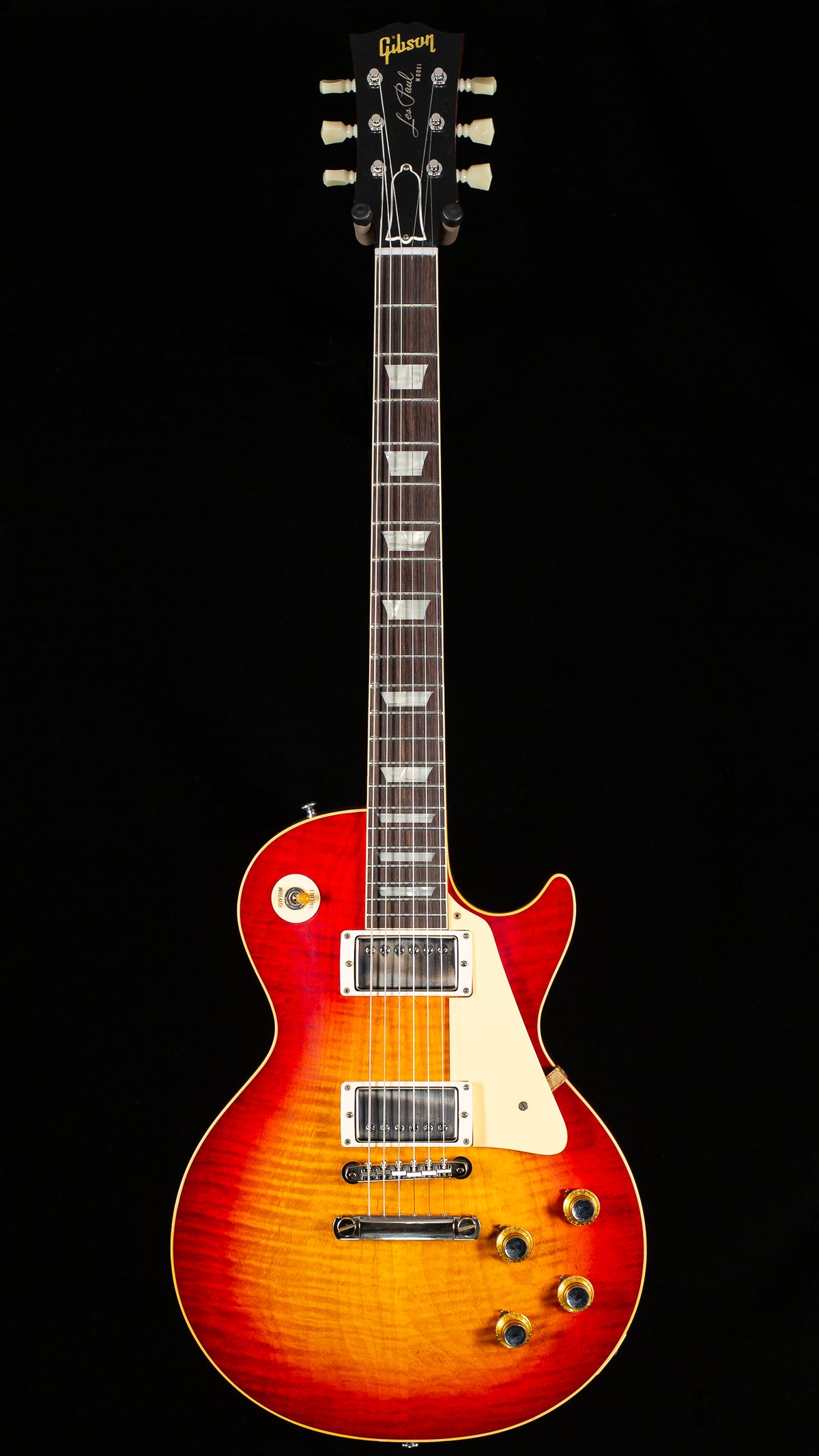 Gibson Custom Shop Willcutt Cavern Collection 1960 Les Paul V2 VOS Factory Burst Chambered (136)