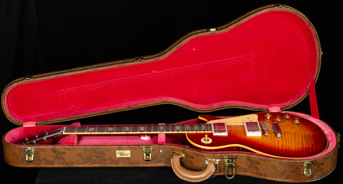 Gibson Custom Shop Willcutt Cavern Collection 1960 Les Paul V2 VOS Factory Burst Chambered (136)