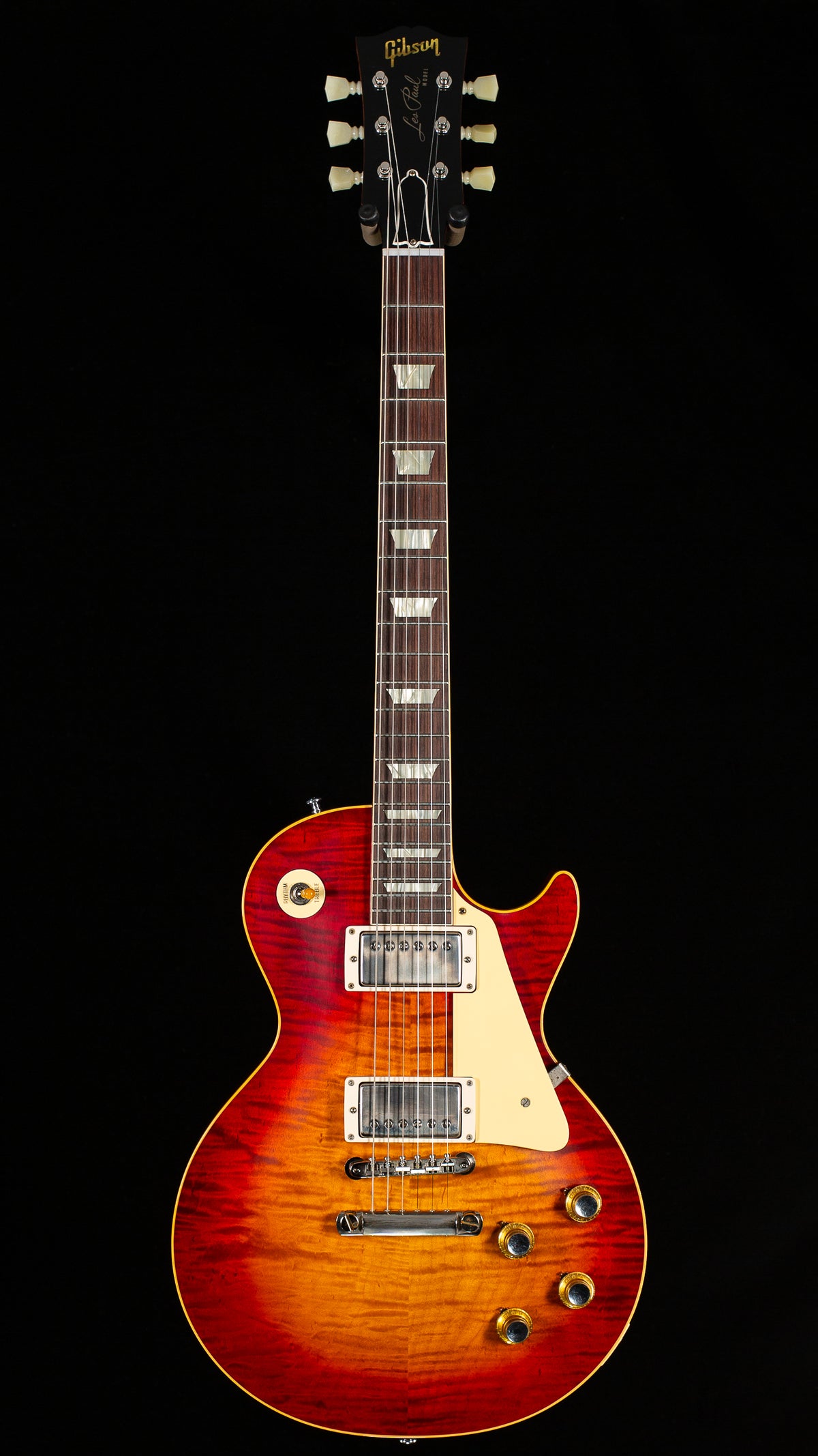 Gibson Custom Shop Willcutt Cavern Collection 1960 Les Paul V1 VOS Factory Burst Chambered  (172)