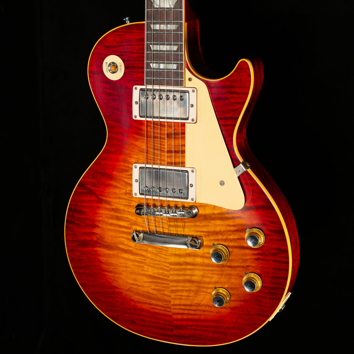 Gibson Custom Shop Willcutt Cavern Collection 1960 Les Paul V1 VOS Factory Burst Chambered  (172)