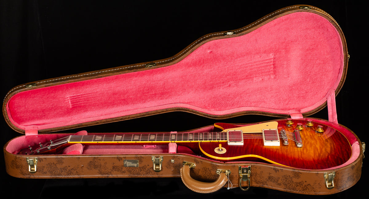 Gibson Custom Shop Willcutt Cavern Collection 1960 Les Paul V1 VOS Factory Burst Chambered  (172)
