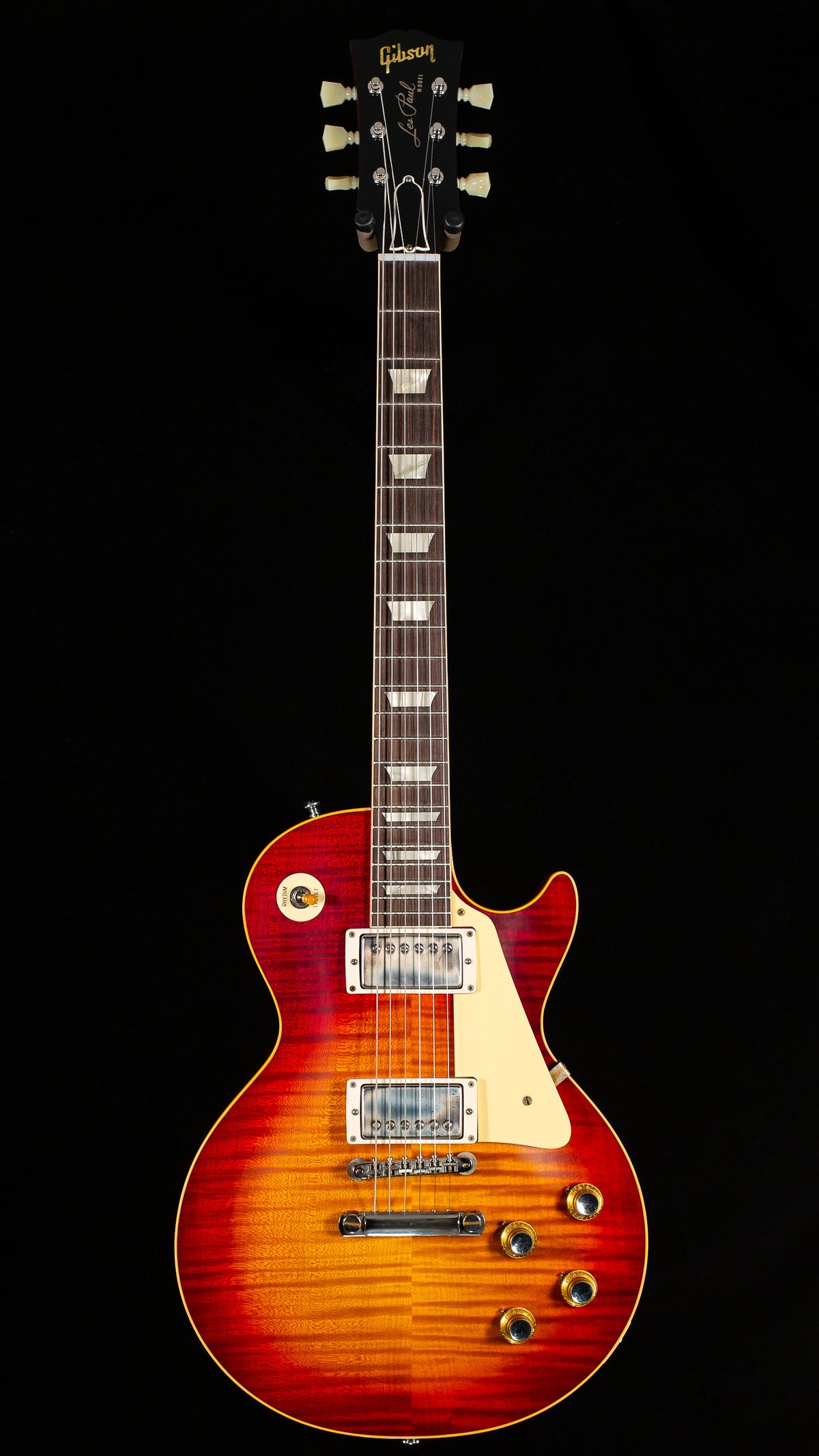 Gibson Custom Shop Willcutt Cavern Collection 1960 Les Paul V1 VOS Factory Burst Chambered  (185)