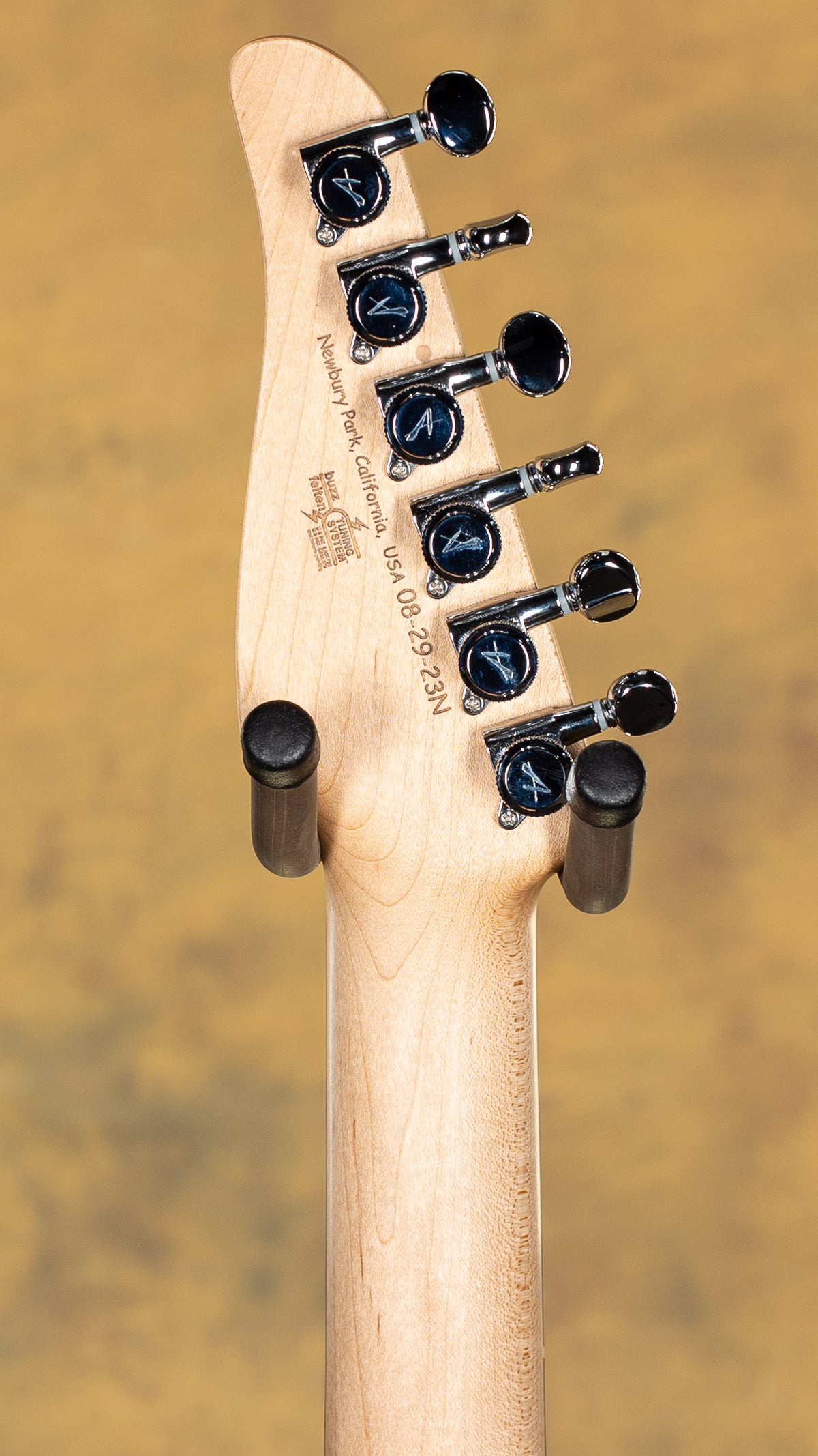 2023 Tom Anderson Guitarworks Drop Top Natural Arctic Blue Burst with Binding