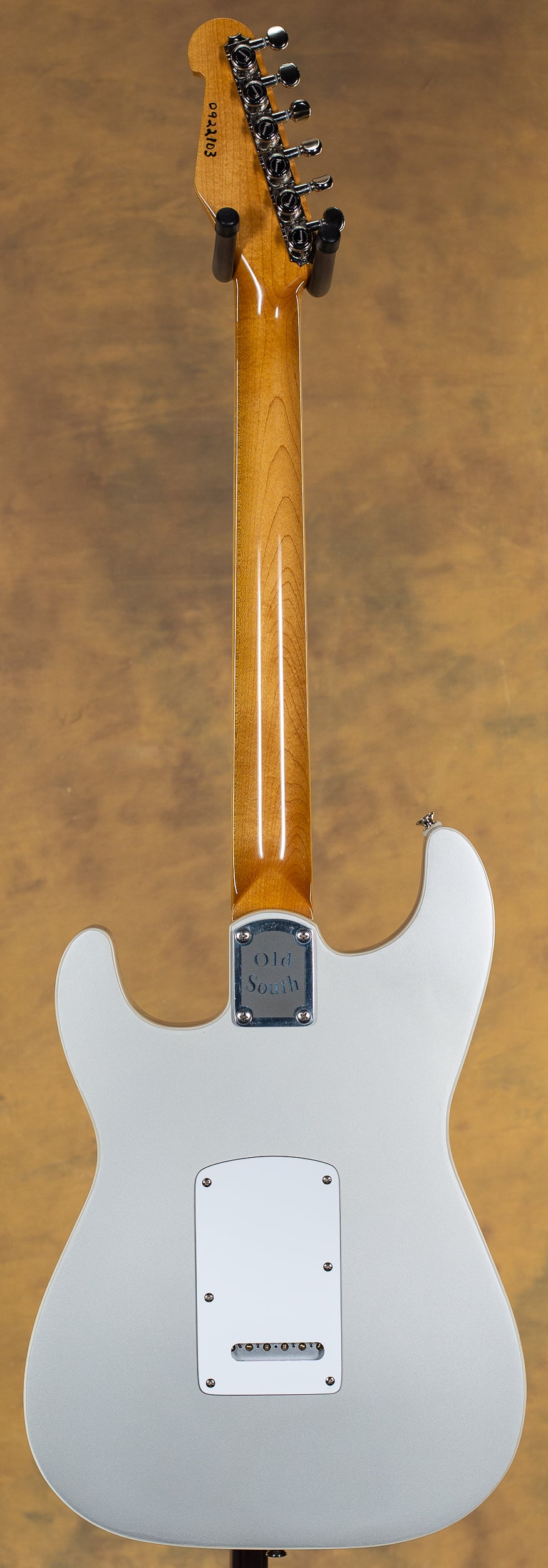 Old South Custom Guitars Small Block Inca Silver